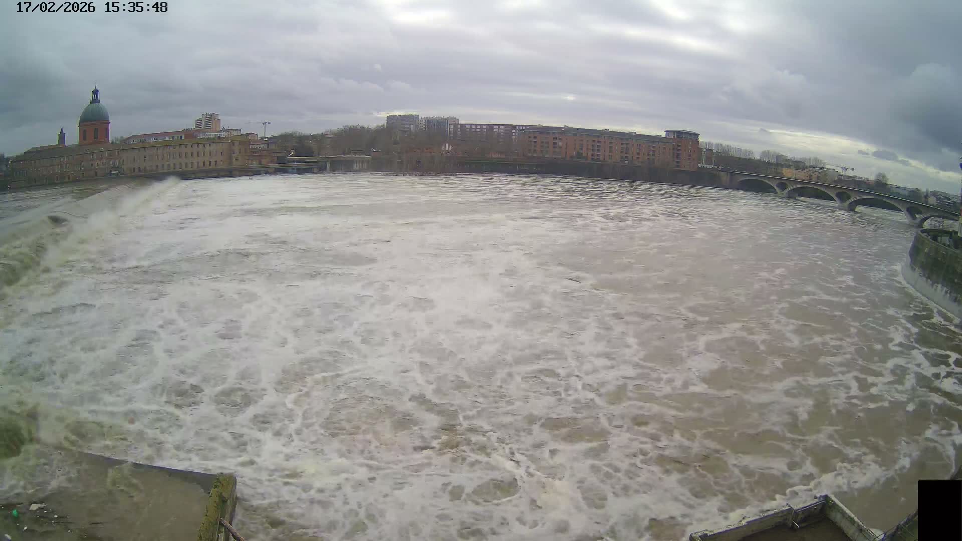 Toulouse City & Garonne River Live Cam - Toulouse, Haute-Garonne, Occitanie, France