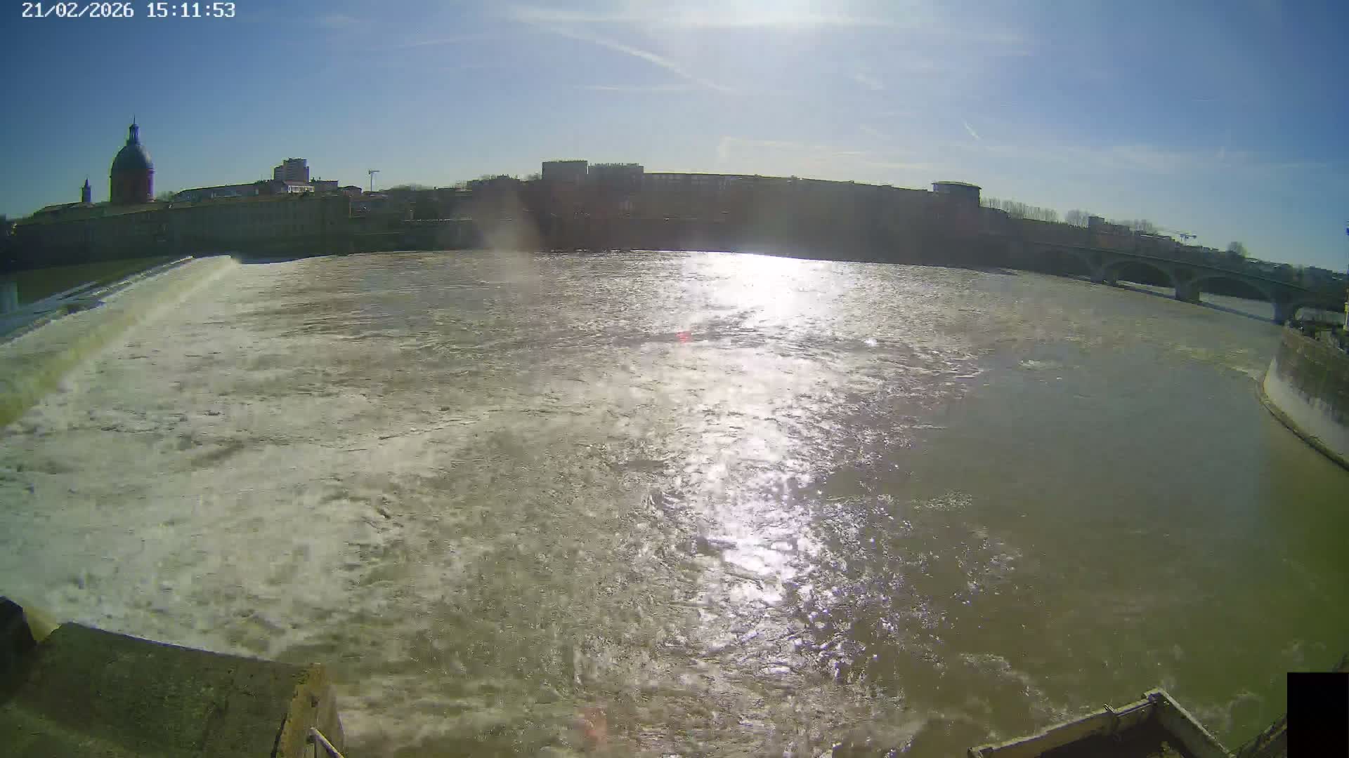 Toulouse City & Garonne River Live Cam - Toulouse, Haute-Garonne, Occitanie, France