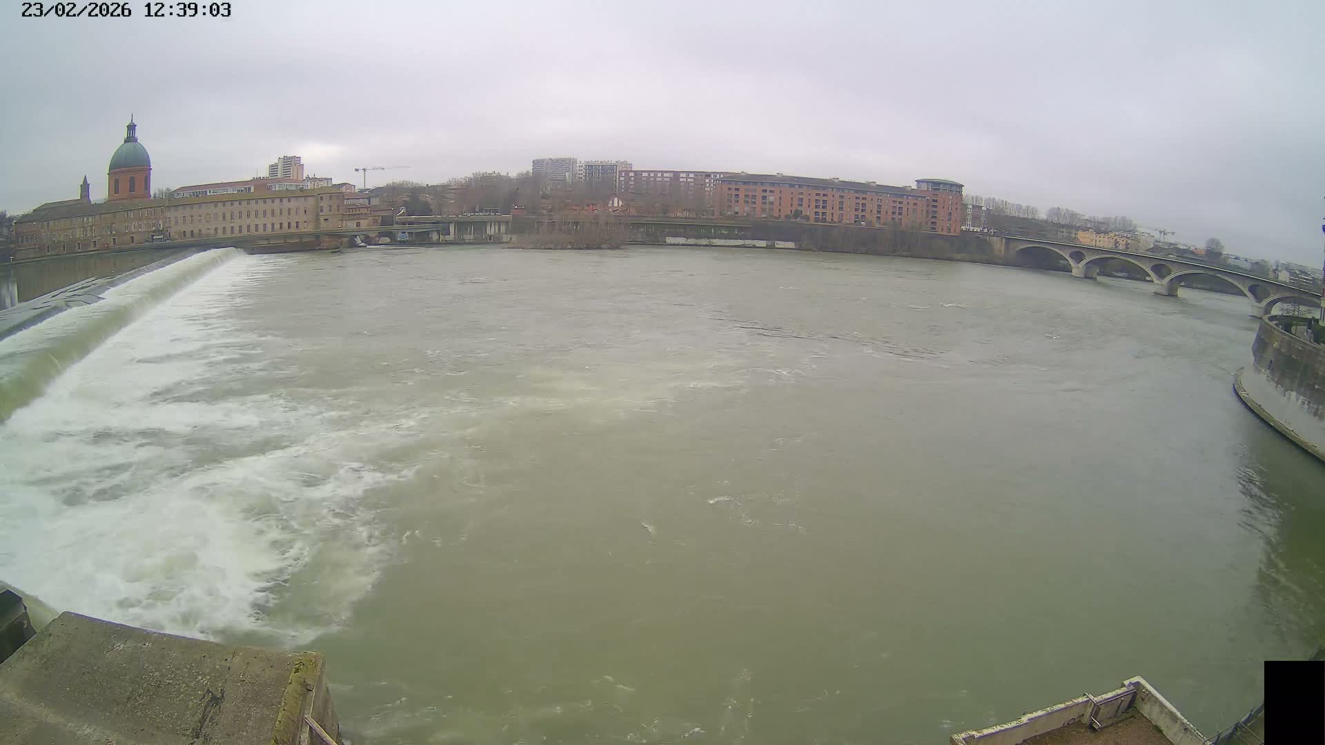 Toulouse City & Garonne River Live Cam - Toulouse, Haute-Garonne, Occitanie, France