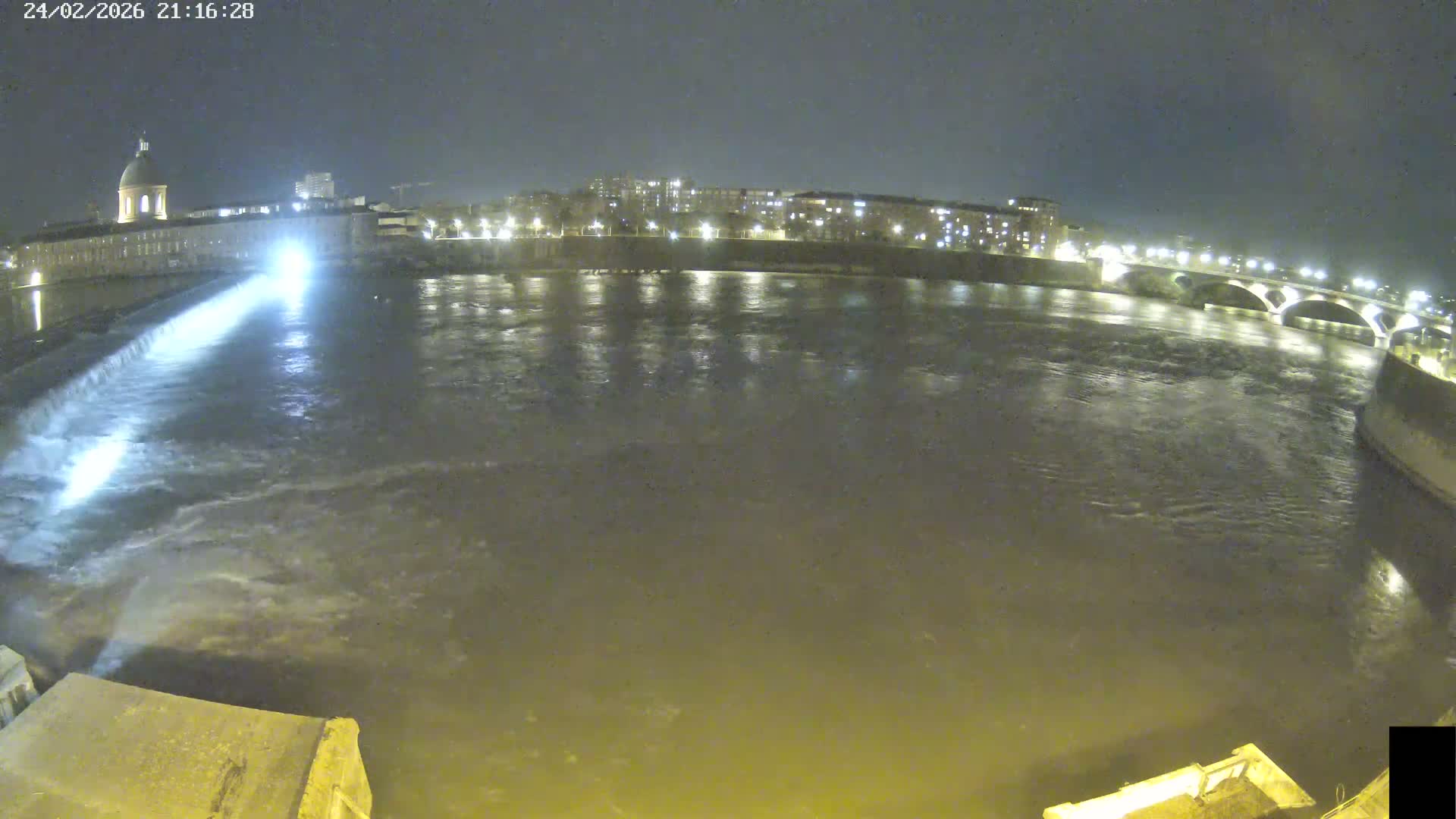 Toulouse City & Garonne River Live Cam - Toulouse, Haute-Garonne, Occitanie, France