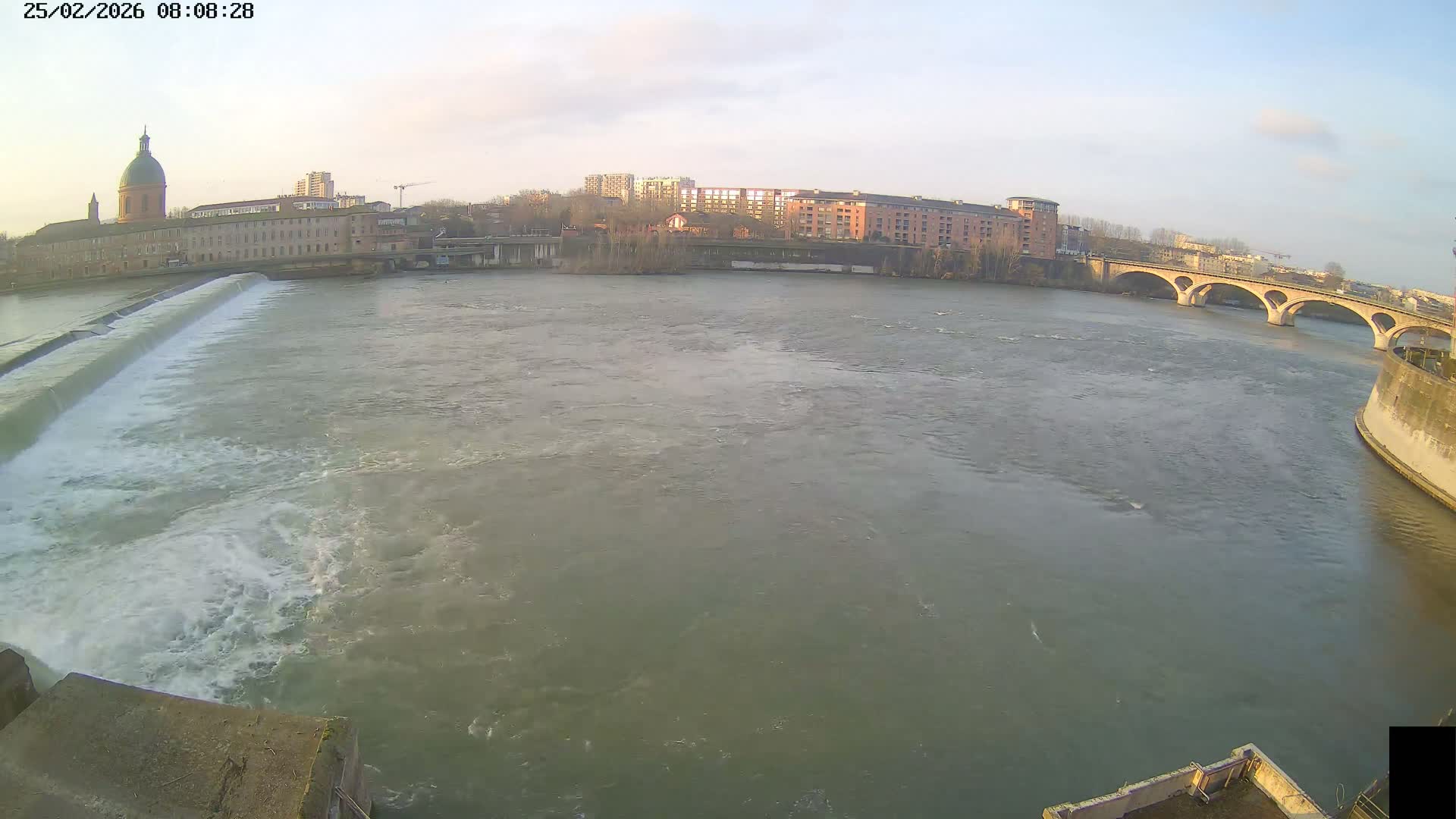 Toulouse City & Garonne River Live Cam - Toulouse, Haute-Garonne, Occitanie, France