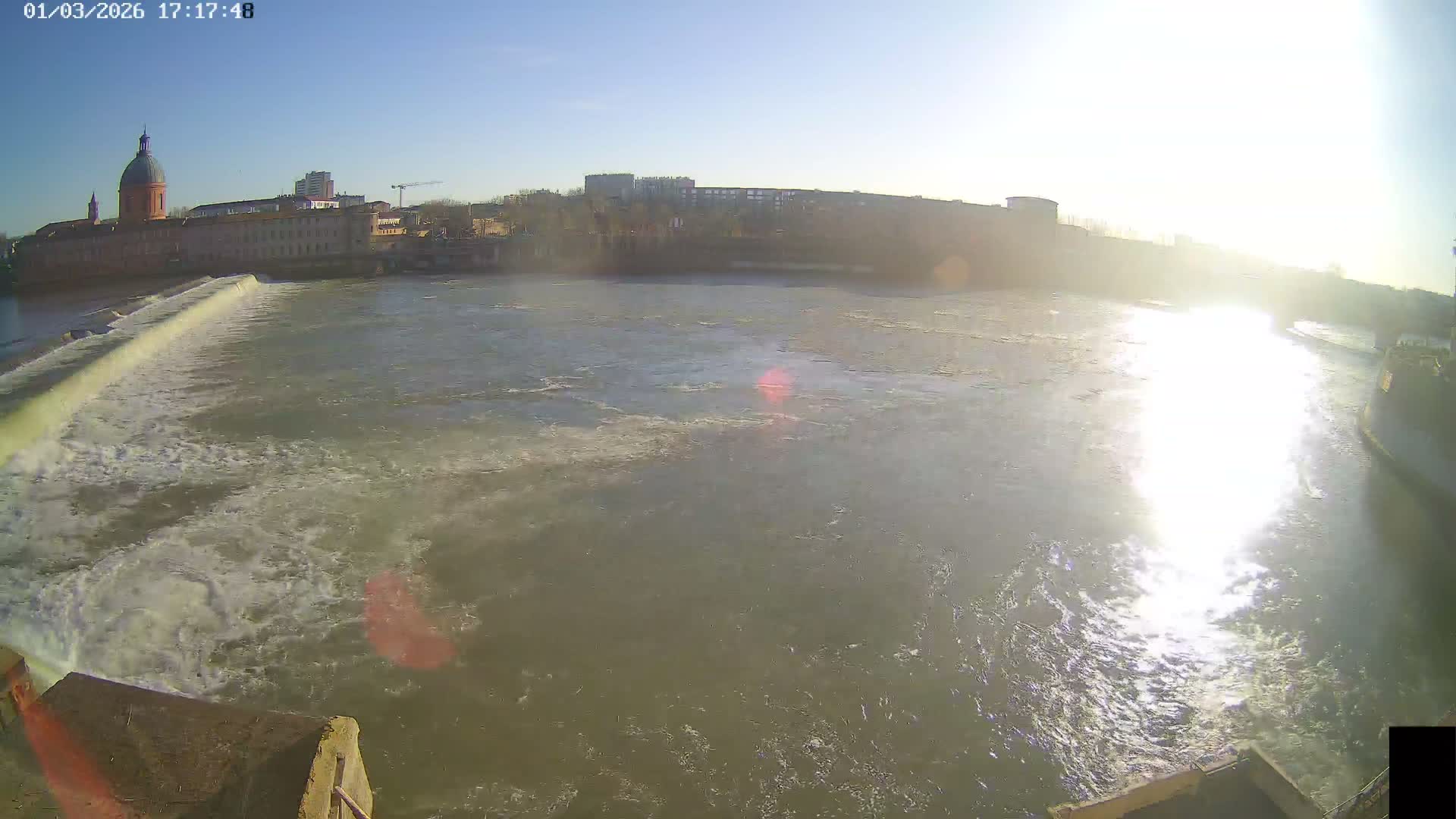 Toulouse City & Garonne River Live Cam - Toulouse, Haute-Garonne, Occitanie, France