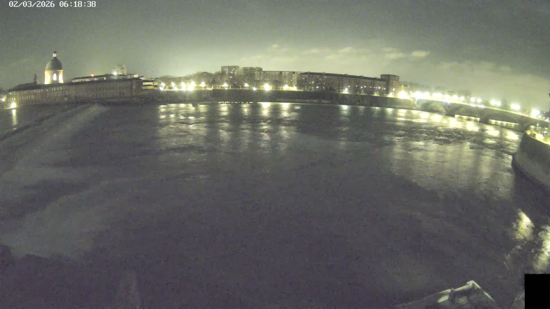Toulouse City & Garonne River Live Cam - Toulouse, Haute-Garonne, Occitanie, France