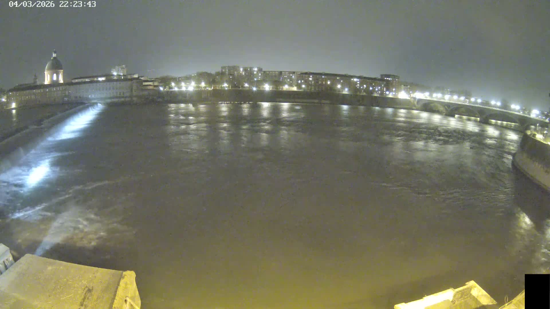 Toulouse City & Garonne River Live Cam - Toulouse, Haute-Garonne, Occitanie, France