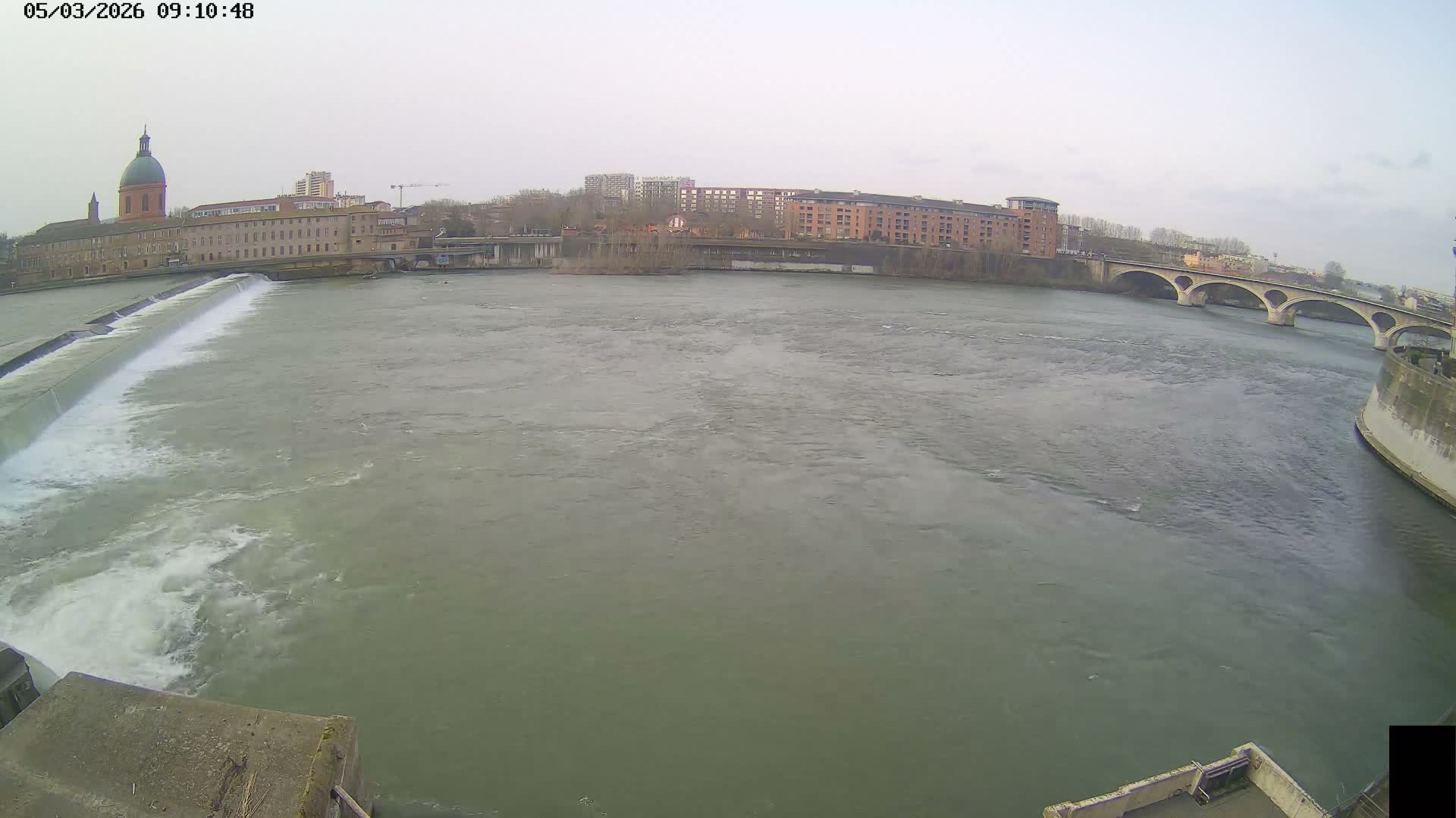 Toulouse City & Garonne River Live Cam - Toulouse, Haute-Garonne, Occitanie, France