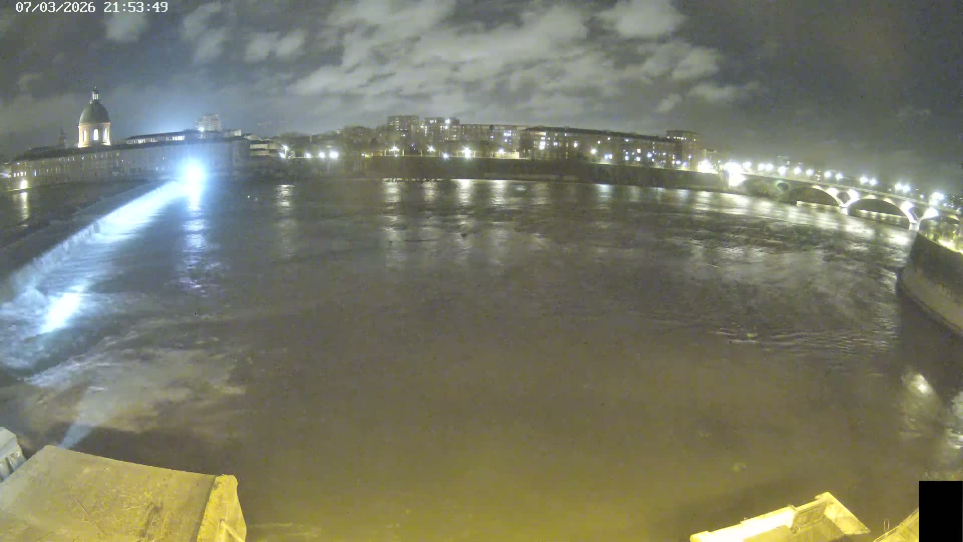 Toulouse City & Garonne River Live Cam - Toulouse, Haute-Garonne, Occitanie, France