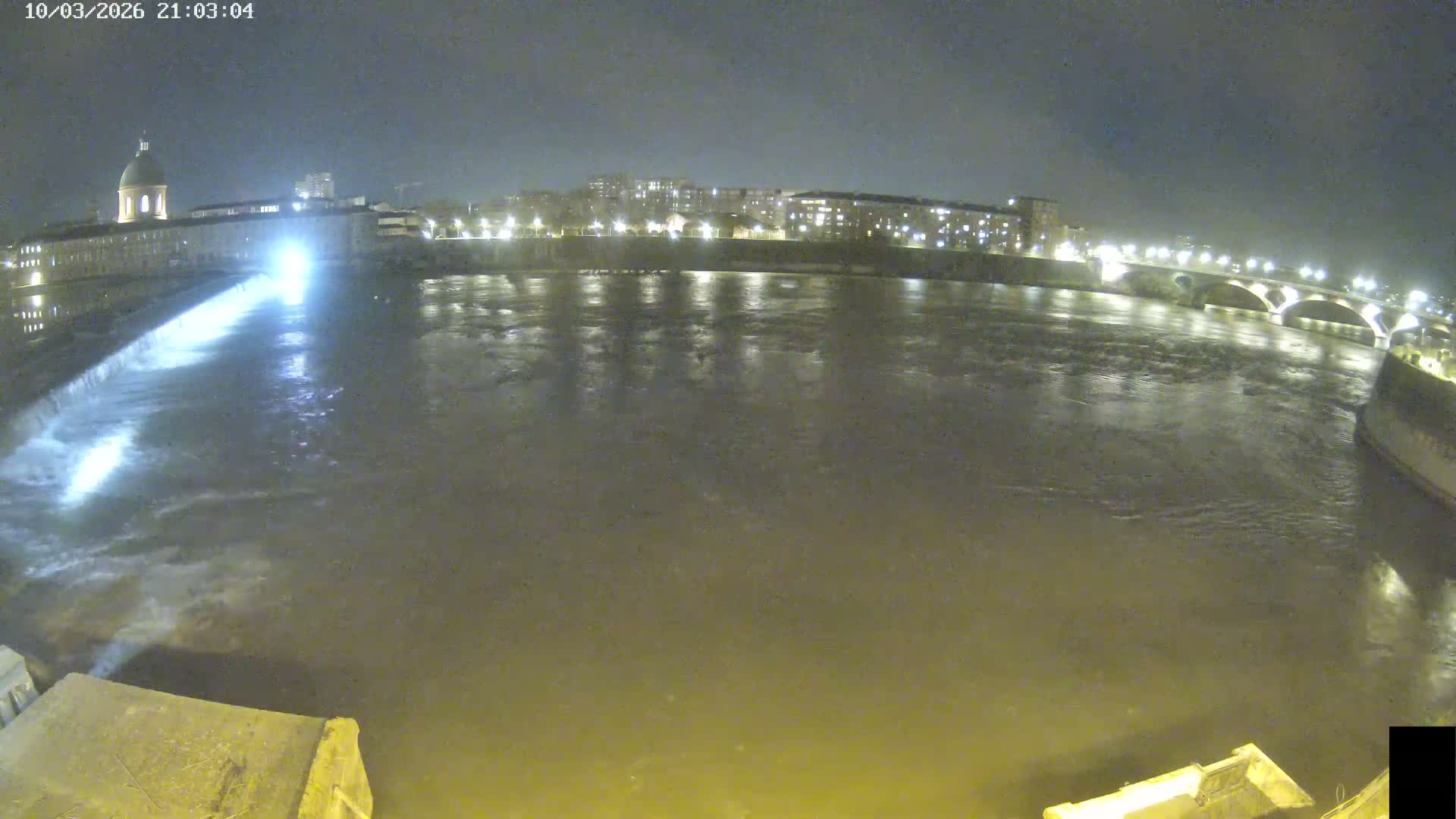 Toulouse City & Garonne River Live Cam - Toulouse, Haute-Garonne, Occitanie, France