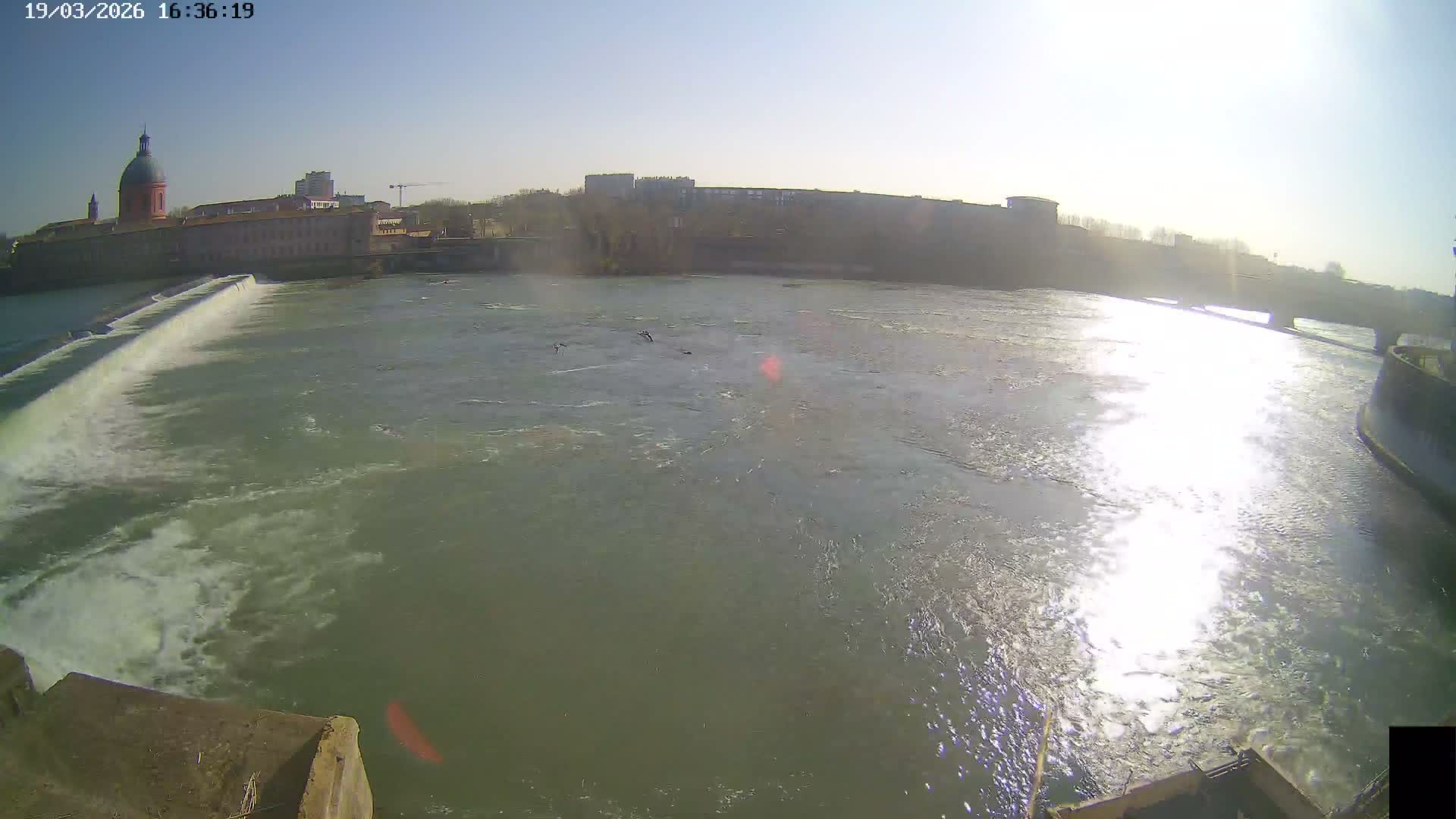 Toulouse City & Garonne River Live Cam - Toulouse, Haute-Garonne, Occitanie, France