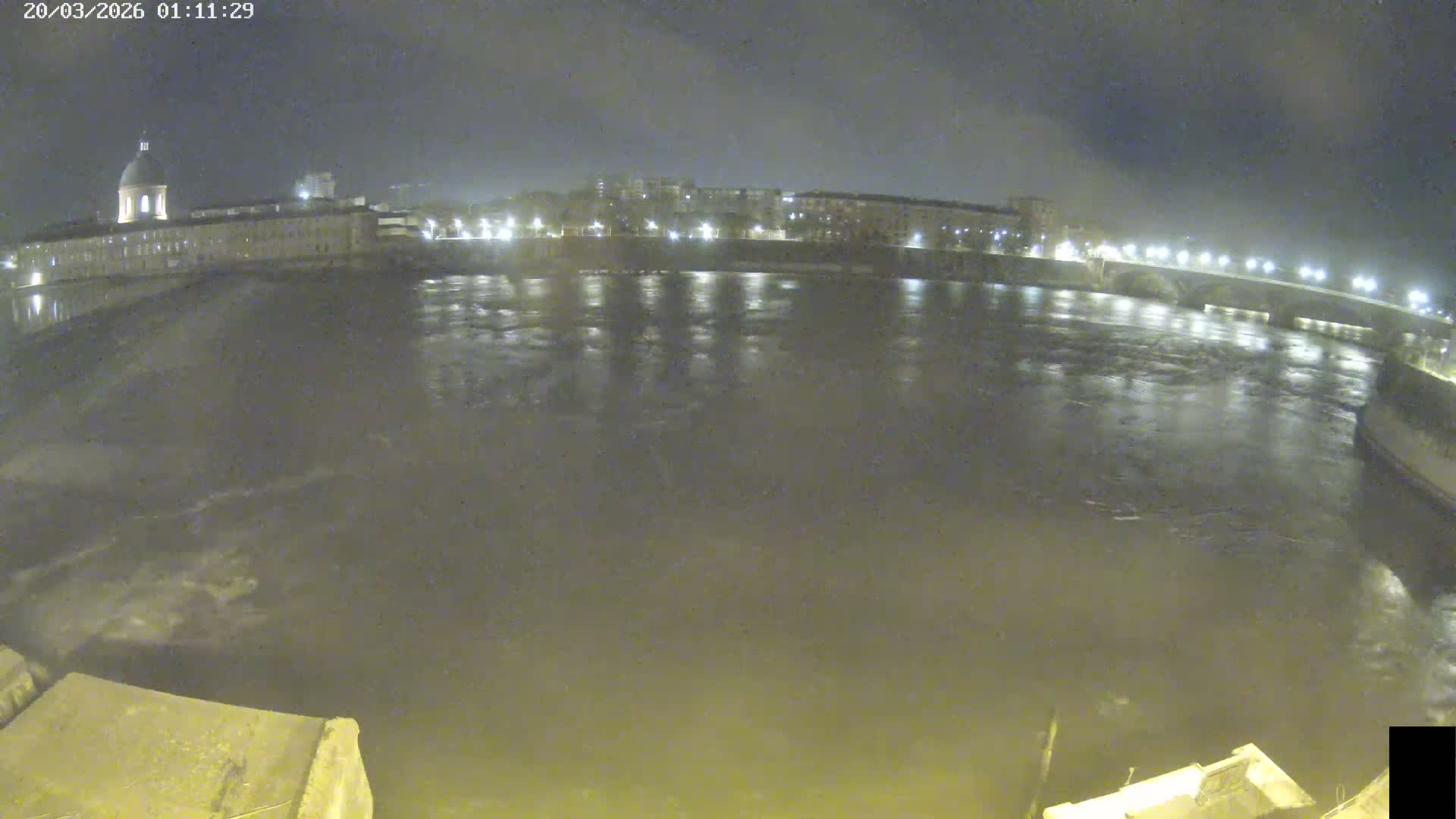 Toulouse City & Garonne River Live Cam - Toulouse, Haute-Garonne, Occitanie, France