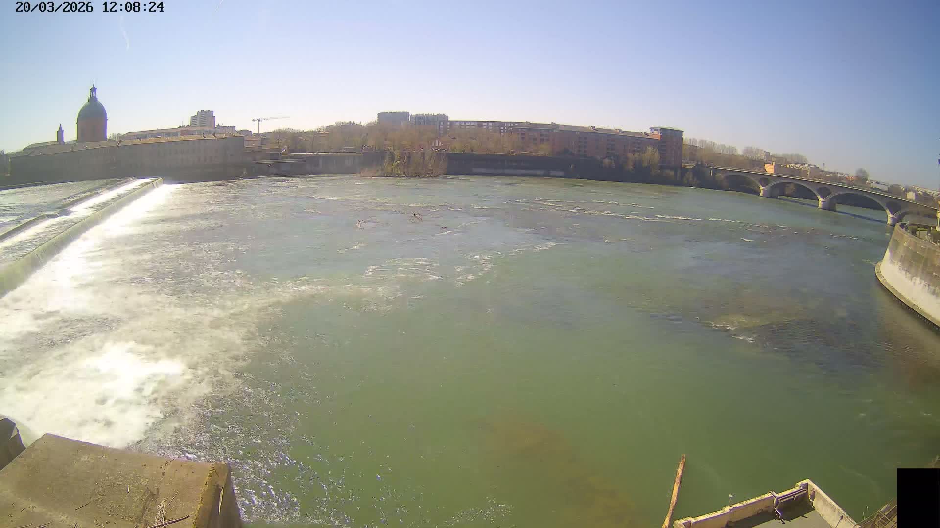 Toulouse City & Garonne River Live Cam - Toulouse, Haute-Garonne, Occitanie, France