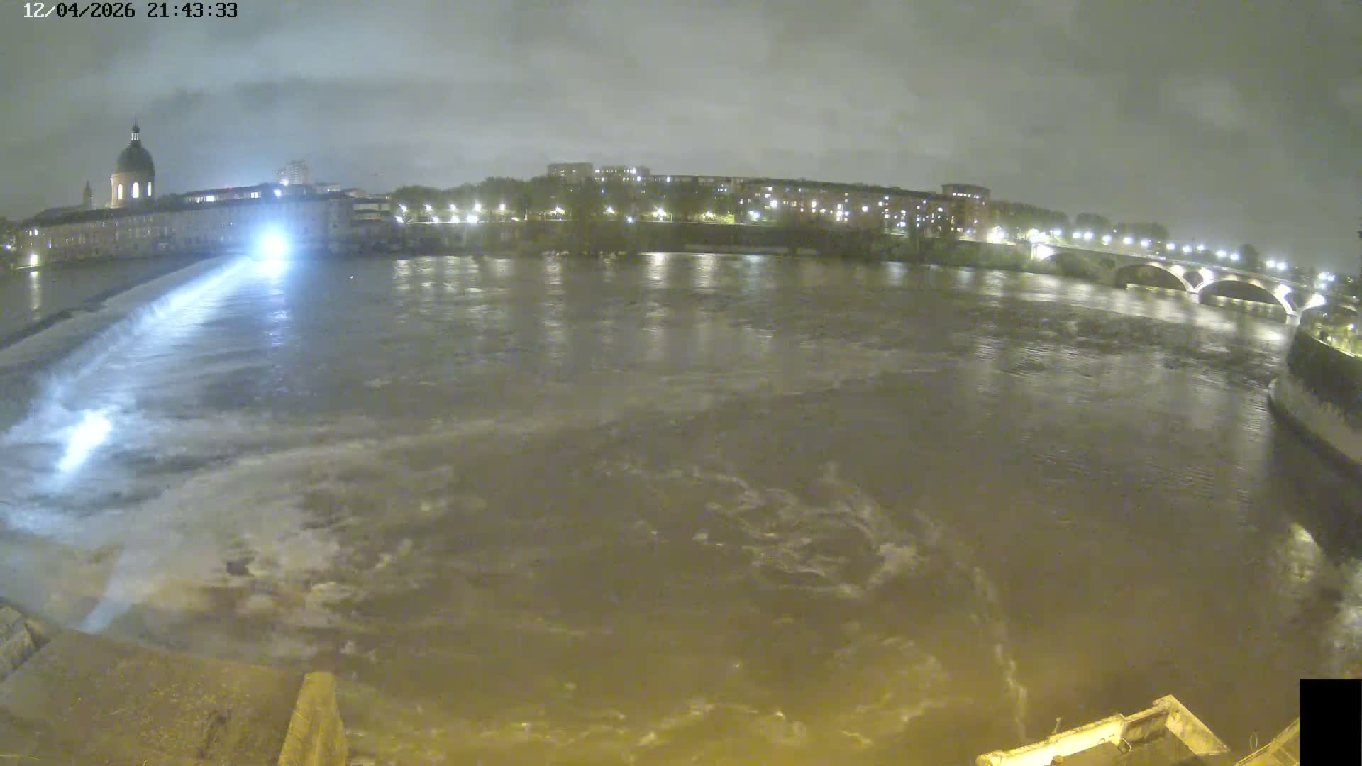 Toulouse City & Garonne River Live Cam - Toulouse, Haute-Garonne, Occitanie, France