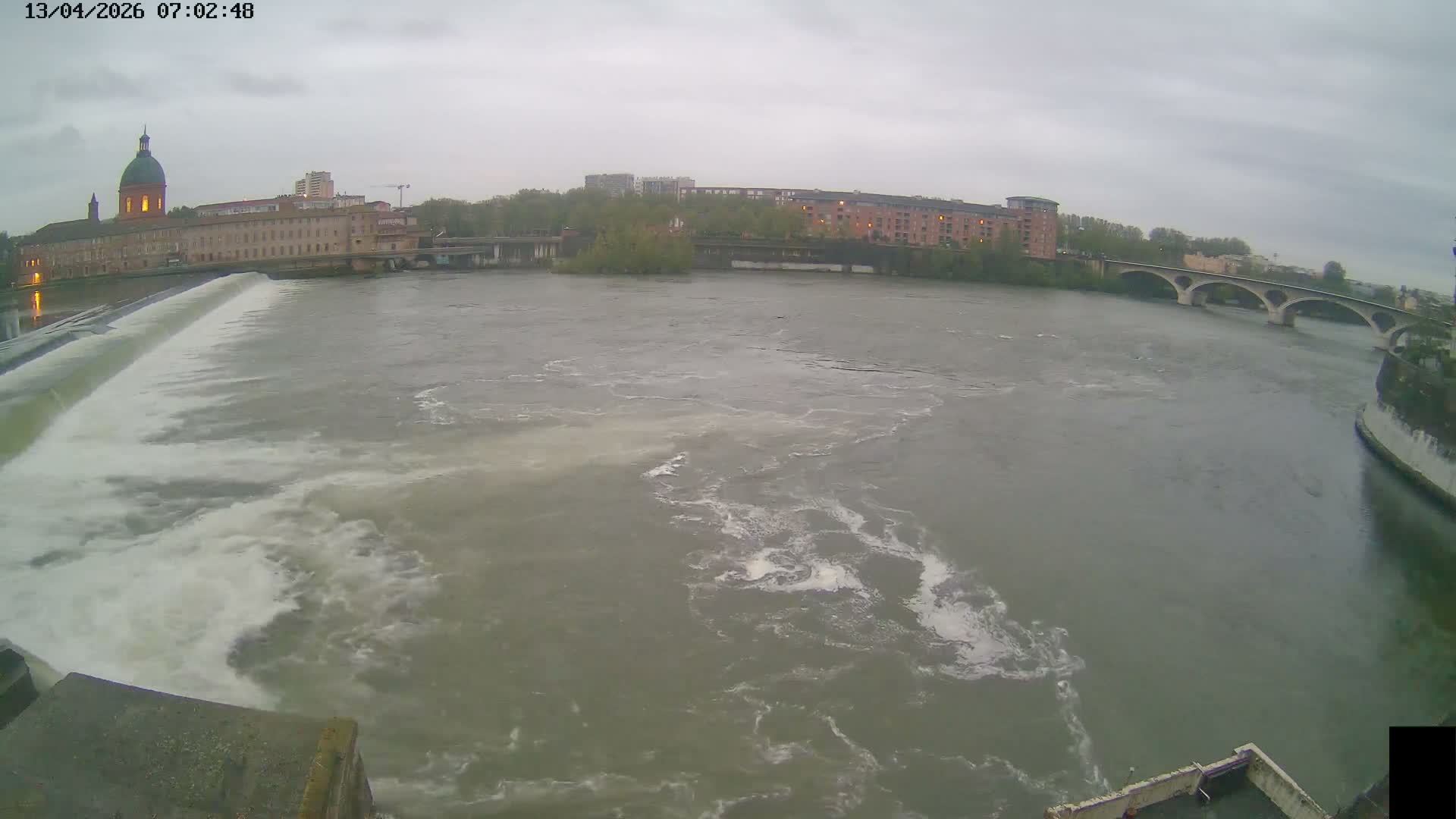 Toulouse City & Garonne River Live Cam - Toulouse, Haute-Garonne, Occitanie, France
