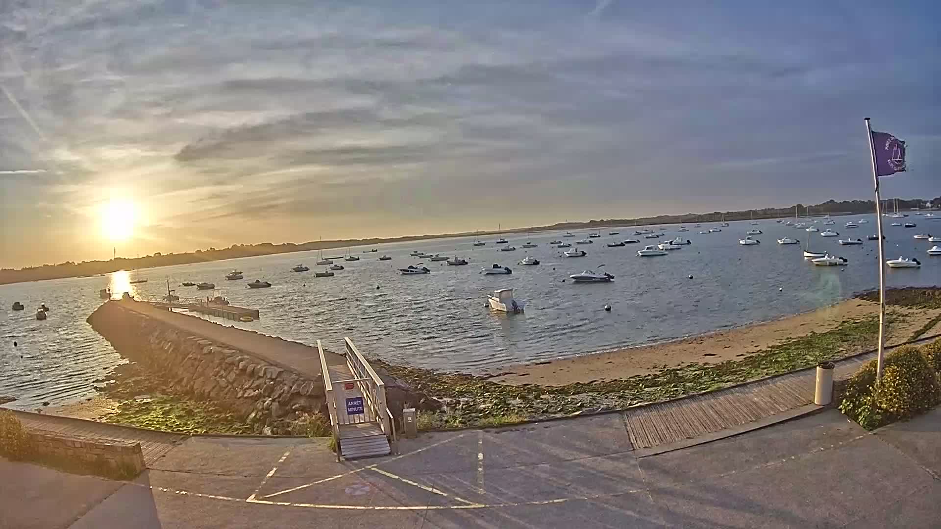 Mesquer, Merquel Coast Live Cam - Saint-Nazaire, Loire-Atlantique, Pays de la Loire, France