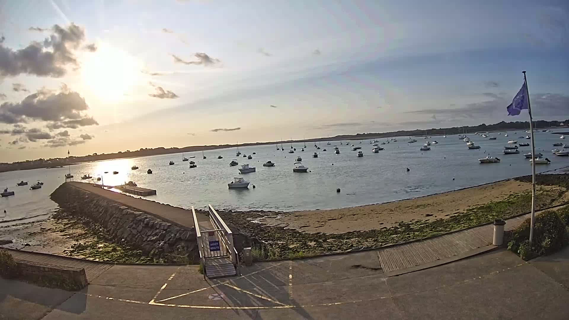 Mesquer, Merquel Coast Live Cam - Saint-Nazaire, Loire-Atlantique, Pays de la Loire, France