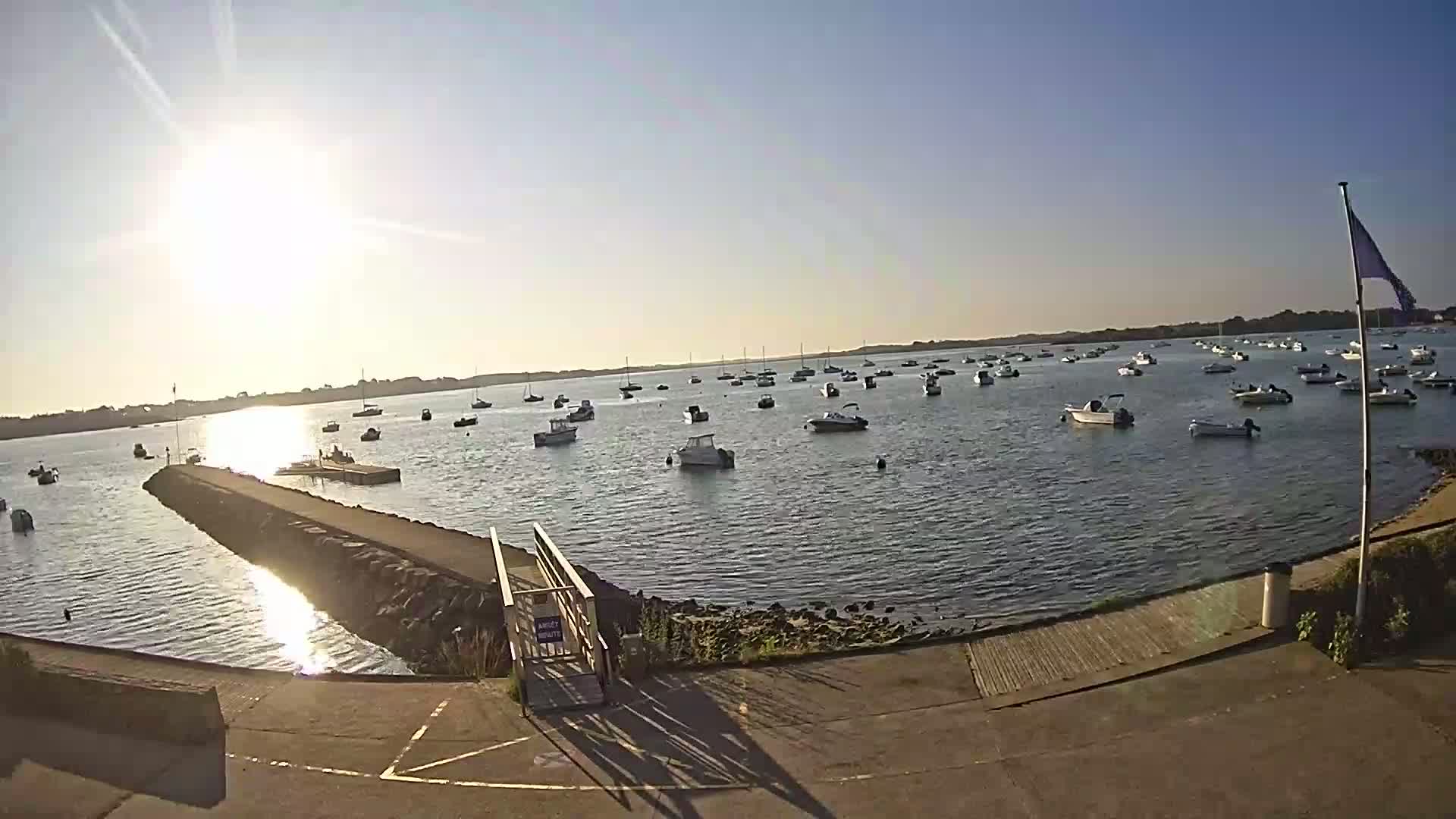 Mesquer, Merquel Coast Live Cam - Saint-Nazaire, Loire-Atlantique, Pays de la Loire, France