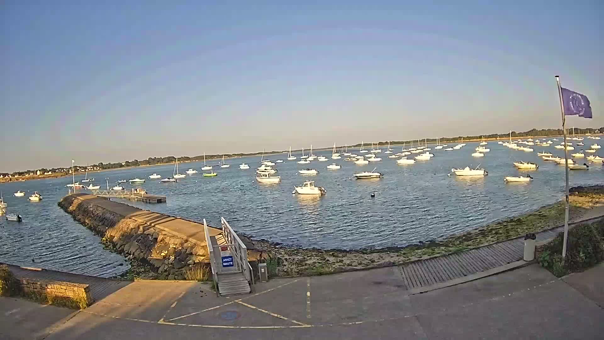 Mesquer, Merquel Coast Live Cam - Saint-Nazaire, Loire-Atlantique, Pays de la Loire, France