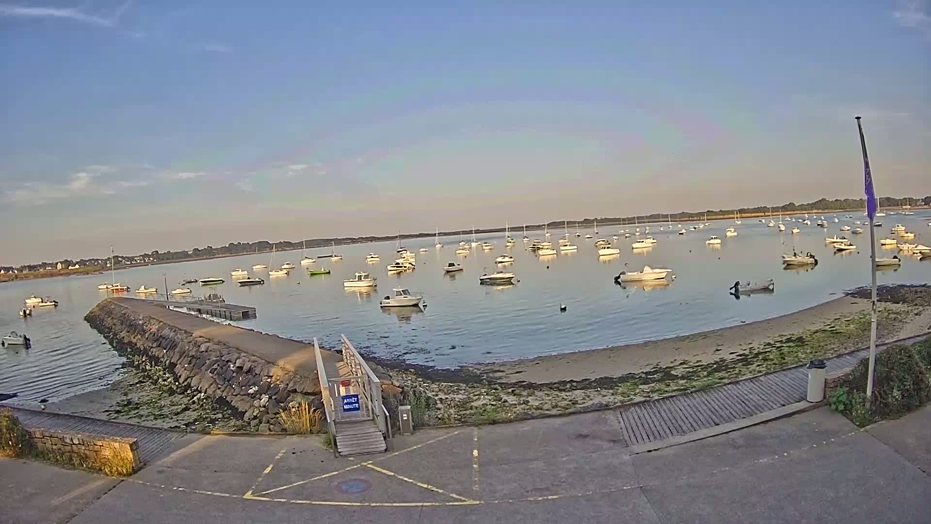 Mesquer, Merquel Coast Live Cam - Saint-Nazaire, Loire-Atlantique, Pays de la Loire, France