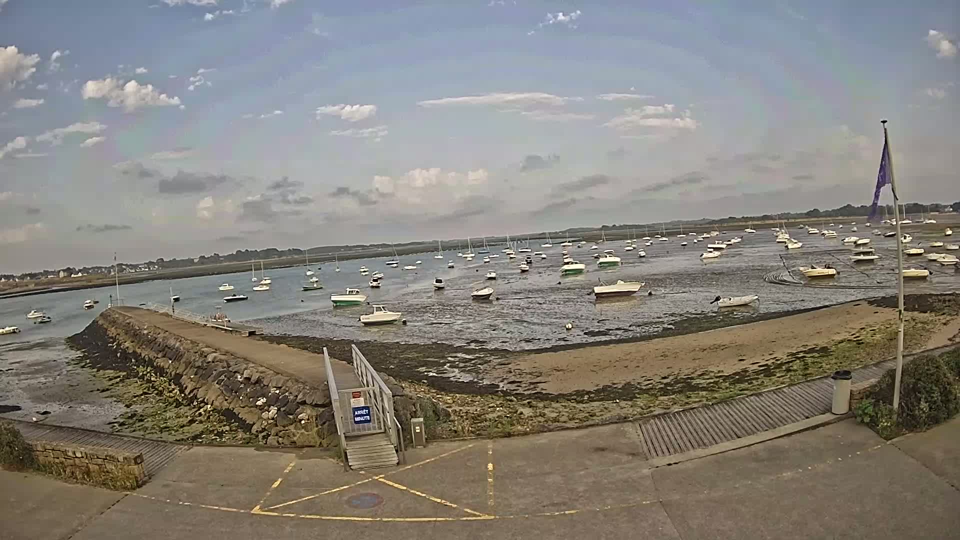 Mesquer, Merquel Coast Live Cam - Saint-Nazaire, Loire-Atlantique, Pays de la Loire, France