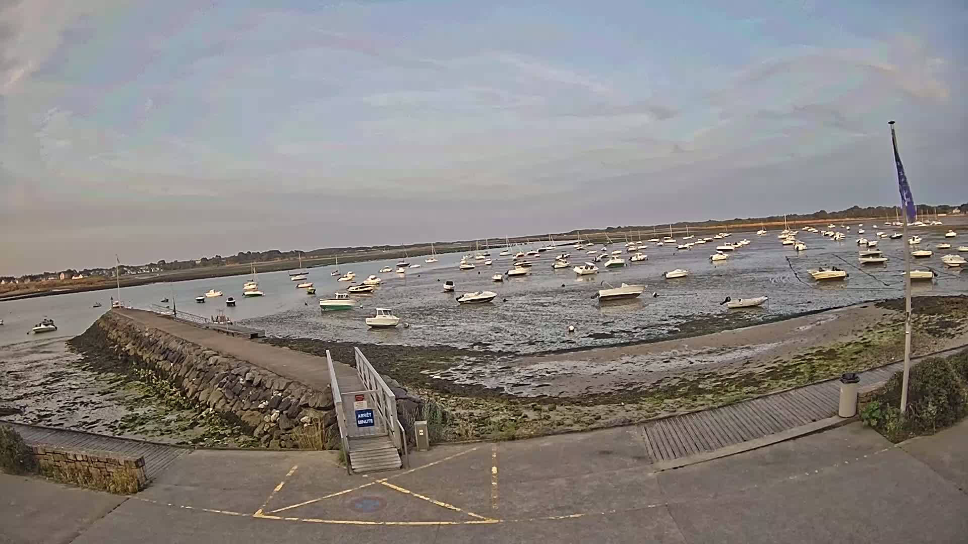 Mesquer, Merquel Coast Live Cam - Saint-Nazaire, Loire-Atlantique, Pays de la Loire, France