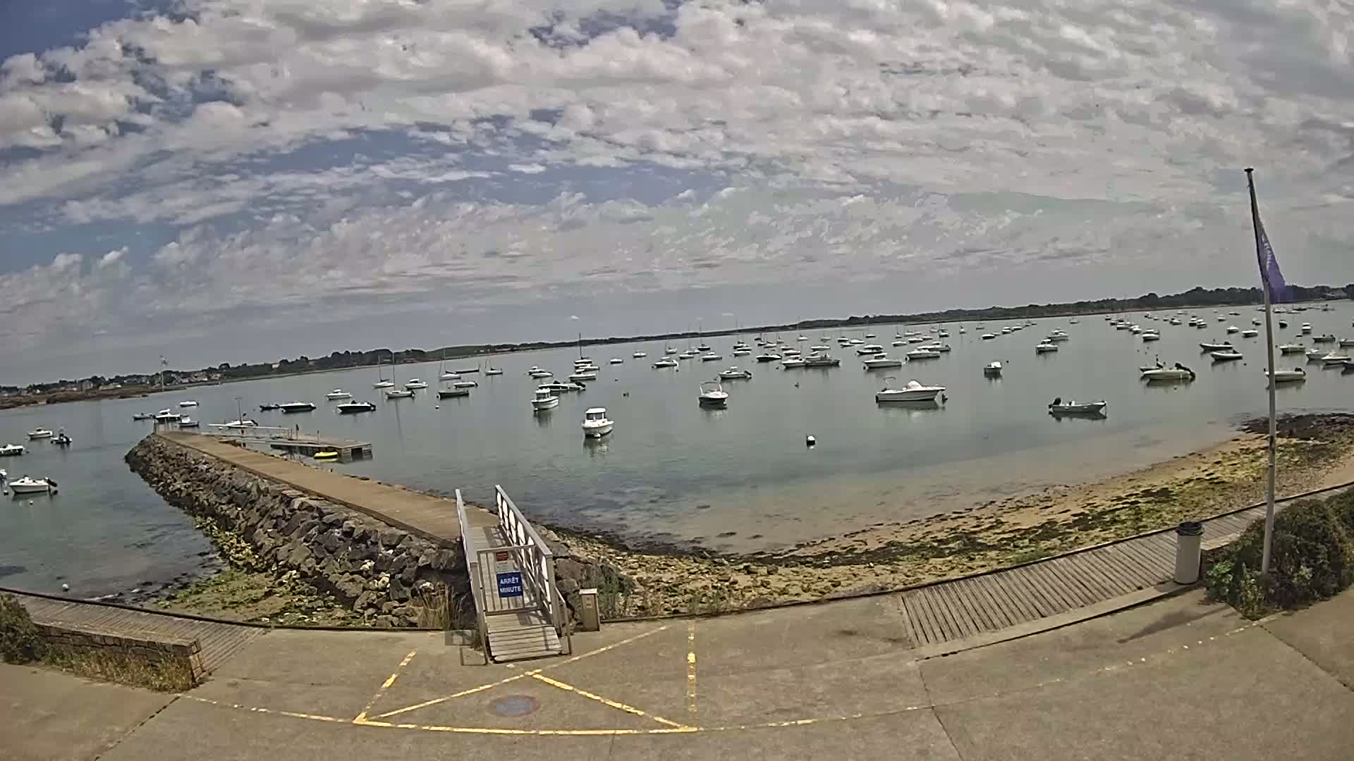 Mesquer, Merquel Coast Live Cam - Saint-Nazaire, Loire-Atlantique, Pays de la Loire, France