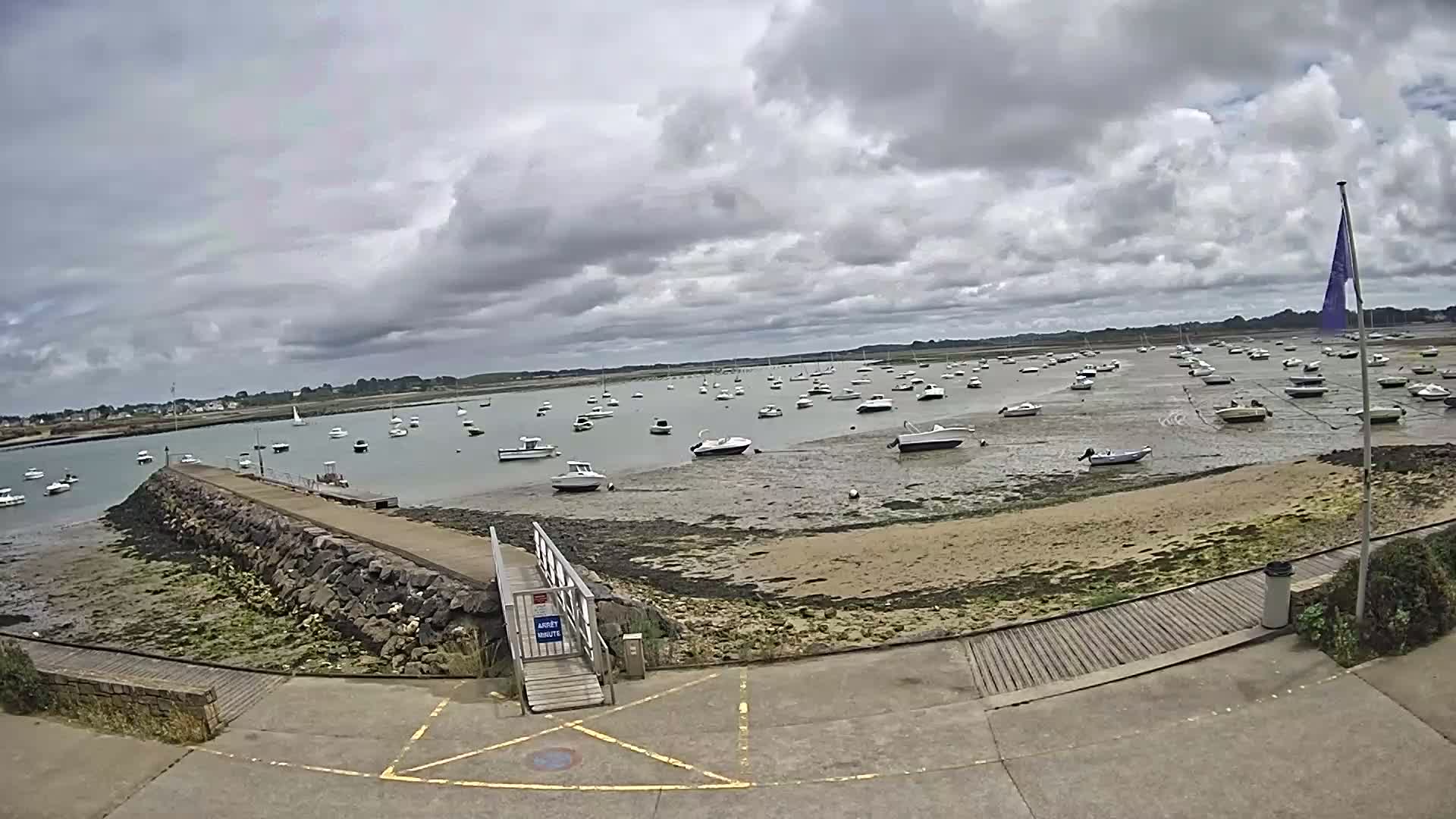 Mesquer, Merquel Coast Live Cam - Saint-Nazaire, Loire-Atlantique, Pays de la Loire, France