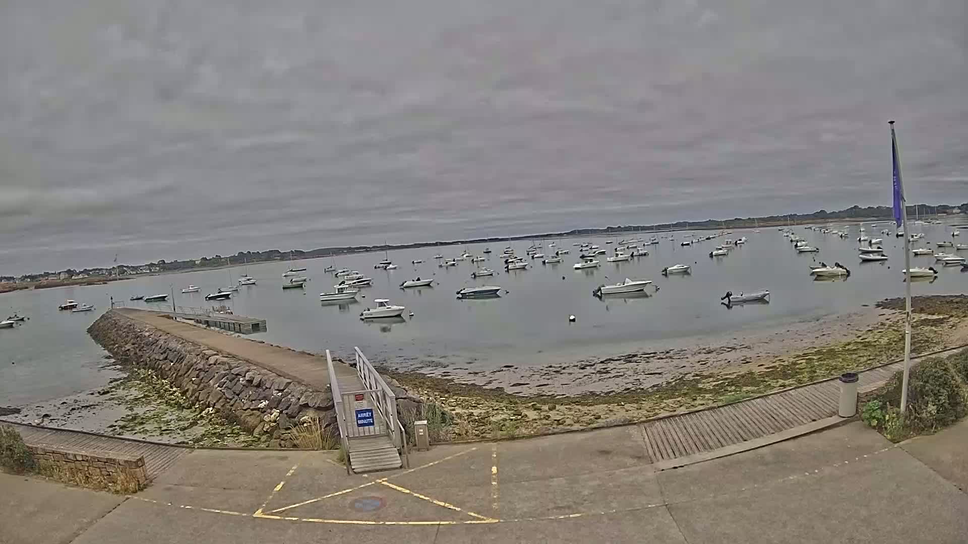 Mesquer, Merquel Coast Live Cam - Saint-Nazaire, Loire-Atlantique, Pays de la Loire, France