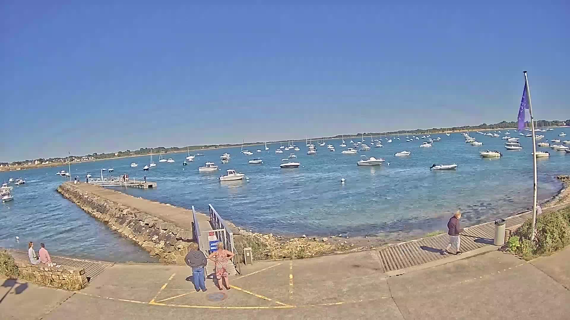 Mesquer, Merquel Coast Live Cam - Saint-Nazaire, Loire-Atlantique, Pays de la Loire, France