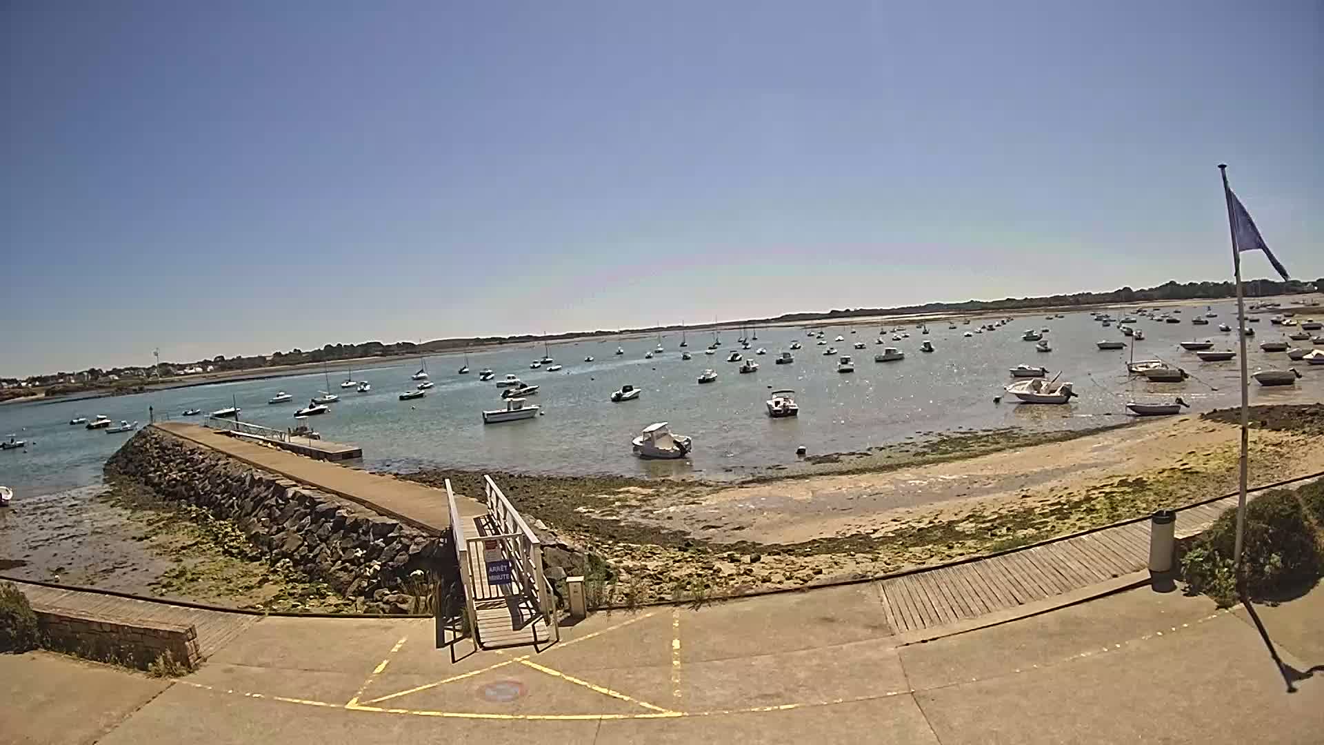 Mesquer, Merquel Coast Live Cam - Saint-Nazaire, Loire-Atlantique, Pays de la Loire, France