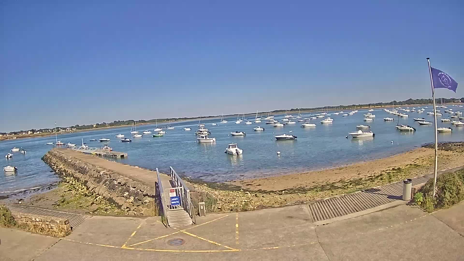 Mesquer, Merquel Coast Live Cam - Saint-Nazaire, Loire-Atlantique, Pays de la Loire, France