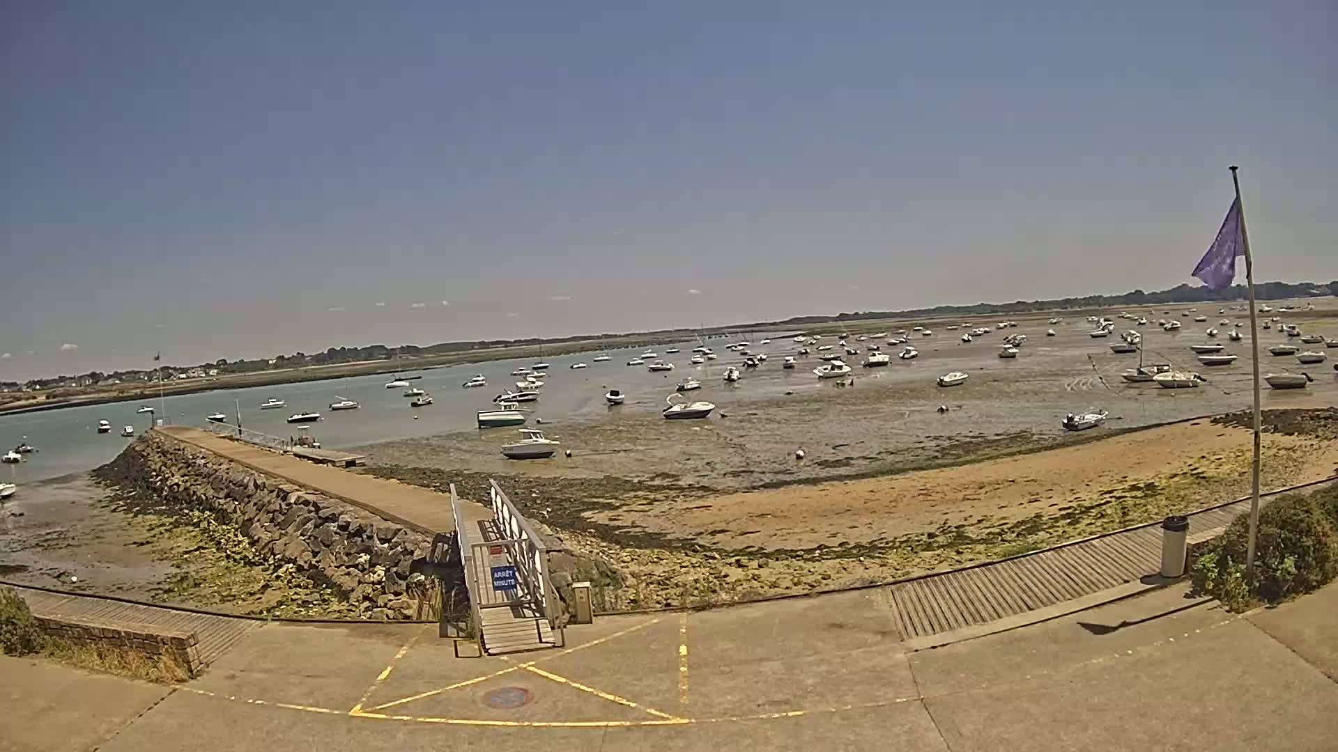 Mesquer, Merquel Coast Live Cam - Saint-Nazaire, Loire-Atlantique, Pays de la Loire, France