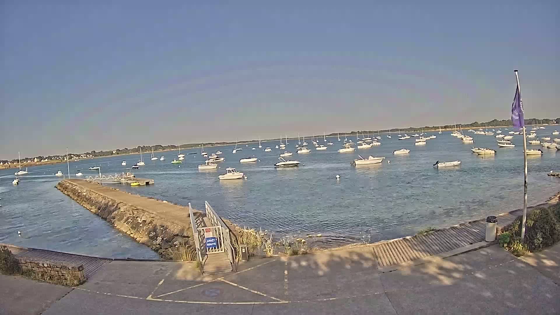 Mesquer, Merquel Coast Live Cam - Saint-Nazaire, Loire-Atlantique, Pays de la Loire, France