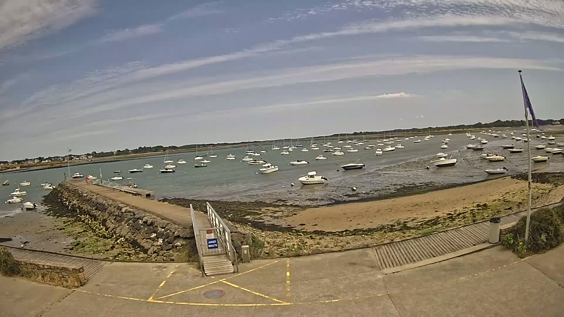 Mesquer, Merquel Coast Live Cam - Saint-Nazaire, Loire-Atlantique, Pays de la Loire, France