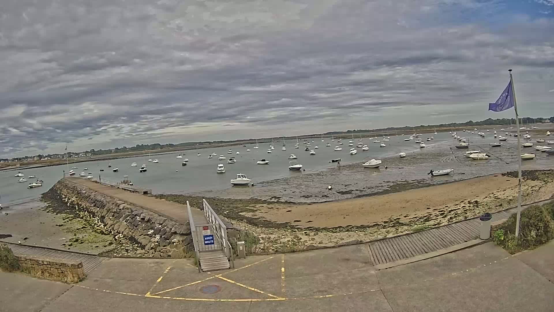 Mesquer, Merquel Coast Live Cam - Saint-Nazaire, Loire-Atlantique, Pays de la Loire, France