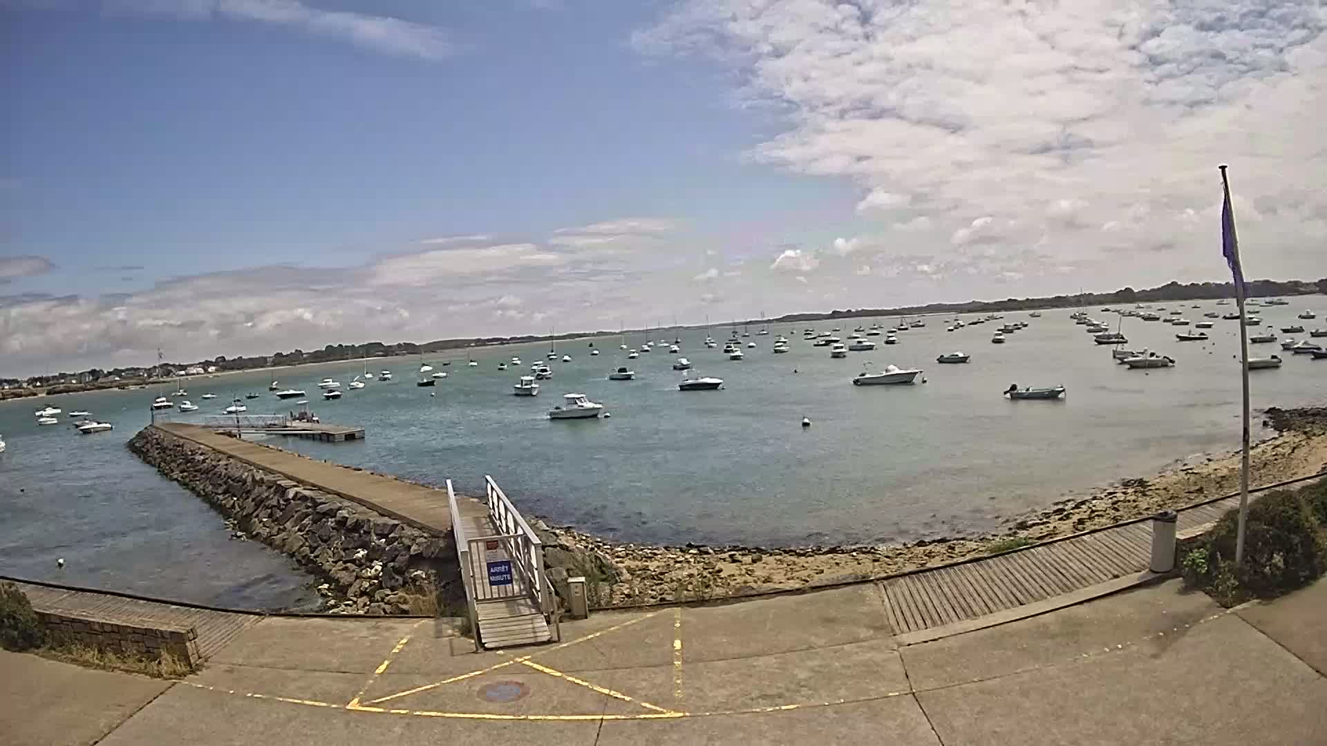 Mesquer, Merquel Coast Live Cam - Saint-Nazaire, Loire-Atlantique, Pays de la Loire, France