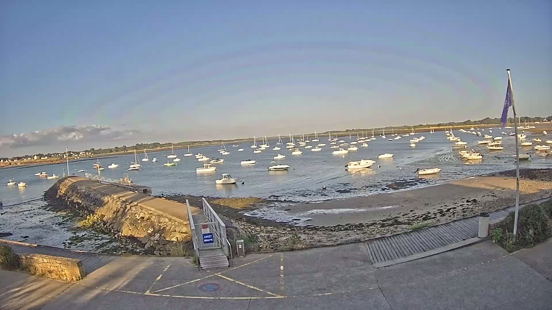 Mesquer, Merquel Coast Live Cam - Saint-Nazaire, Loire-Atlantique, Pays de la Loire, France
