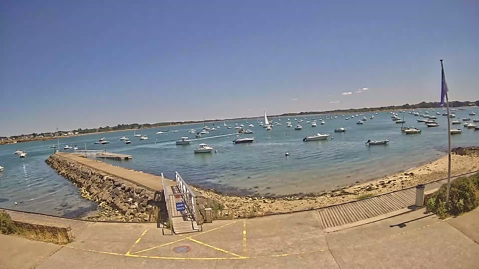 Mesquer, Merquel Coast Live Cam - Saint-Nazaire, Loire-Atlantique, Pays de la Loire, France