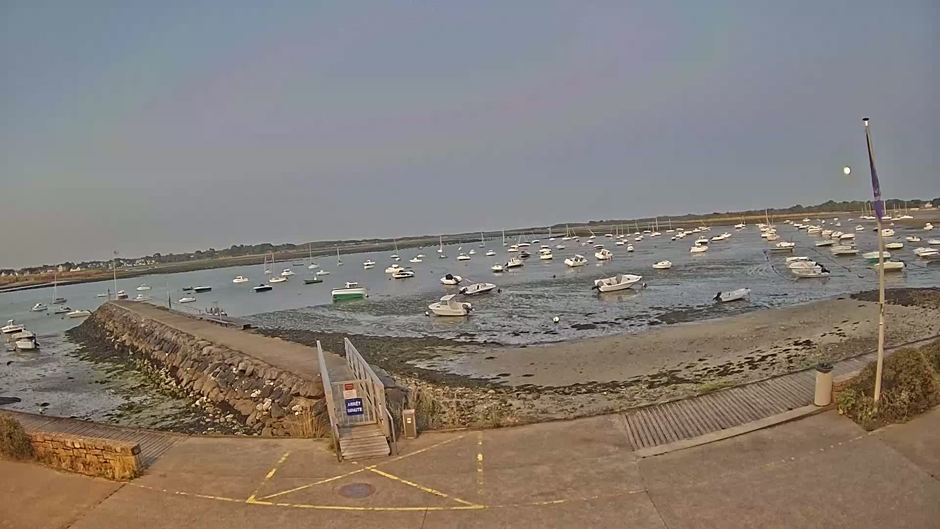 Mesquer, Merquel Coast Live Cam - Saint-Nazaire, Loire-Atlantique, Pays de la Loire, France