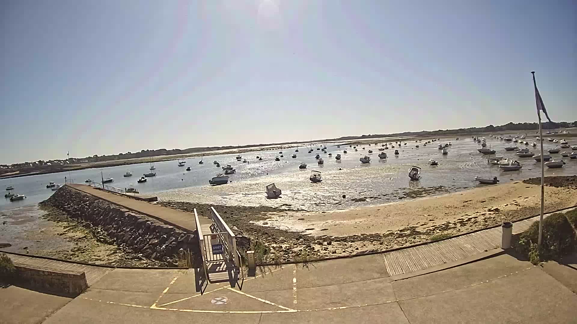 Mesquer, Merquel Coast Live Cam - Saint-Nazaire, Loire-Atlantique, Pays de la Loire, France
