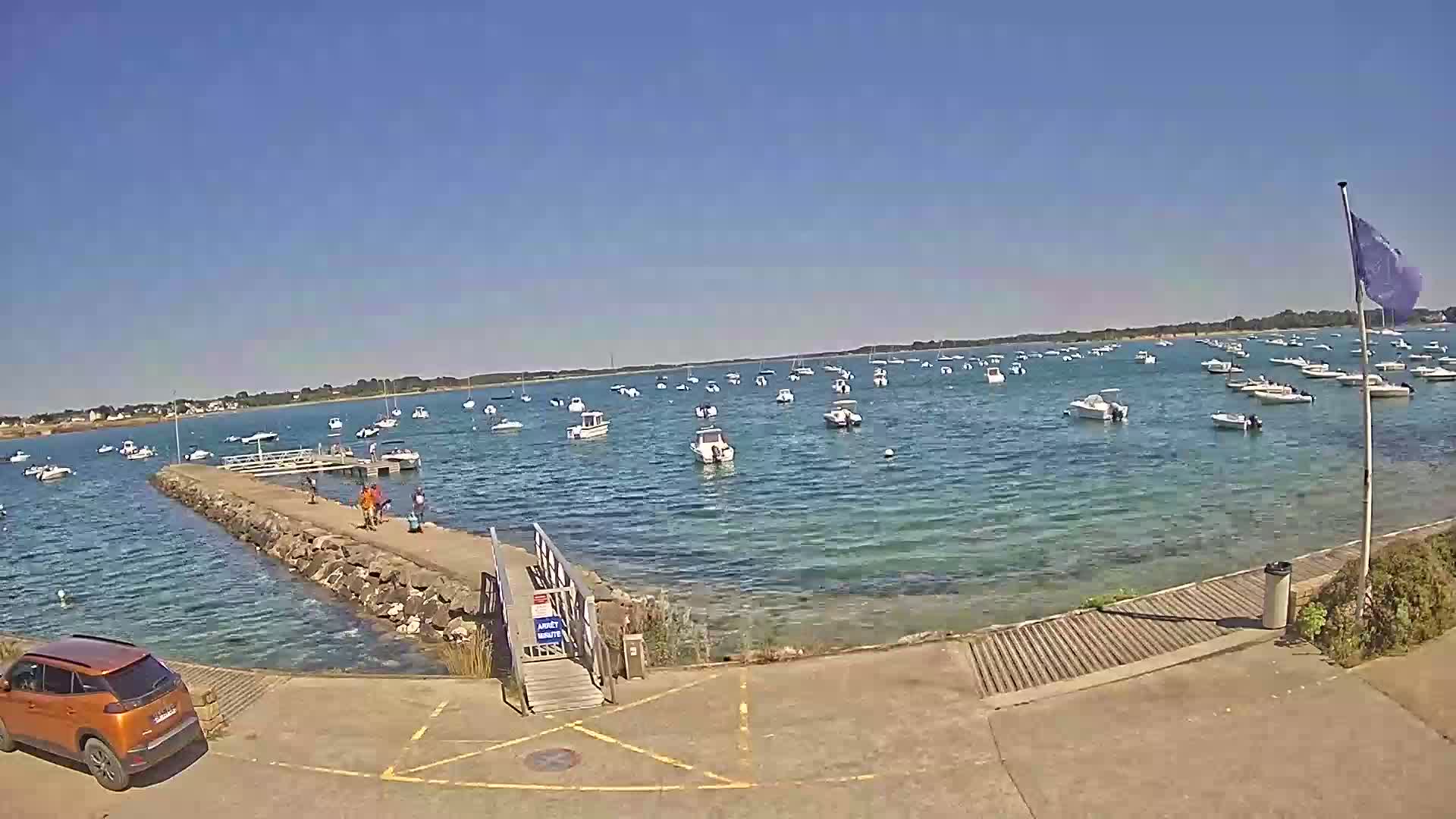Mesquer, Merquel Coast Live Cam - Saint-Nazaire, Loire-Atlantique, Pays de la Loire, France