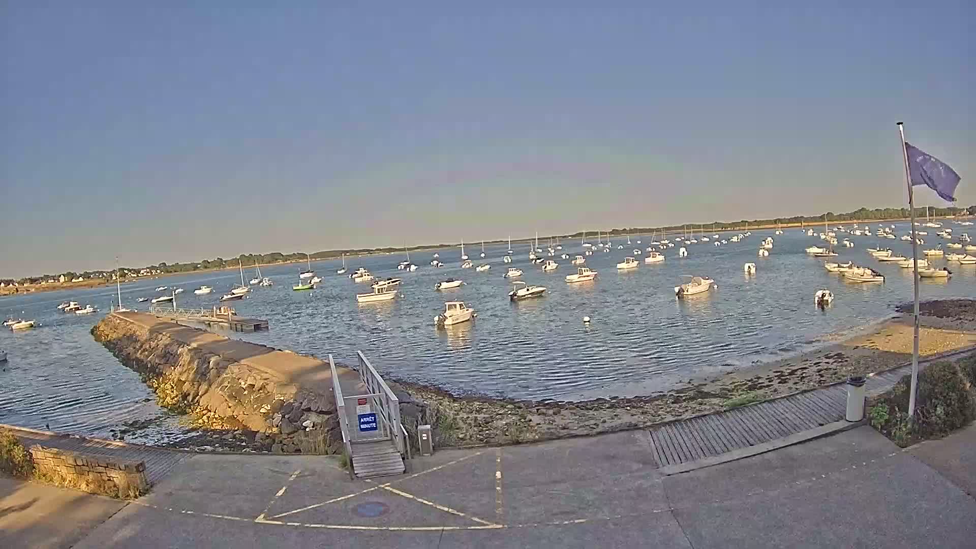 Mesquer, Merquel Coast Live Cam - Saint-Nazaire, Loire-Atlantique, Pays de la Loire, France
