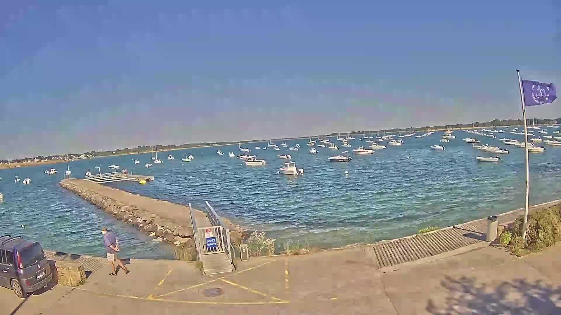Mesquer, Merquel Coast Live Cam - Saint-Nazaire, Loire-Atlantique, Pays de la Loire, France