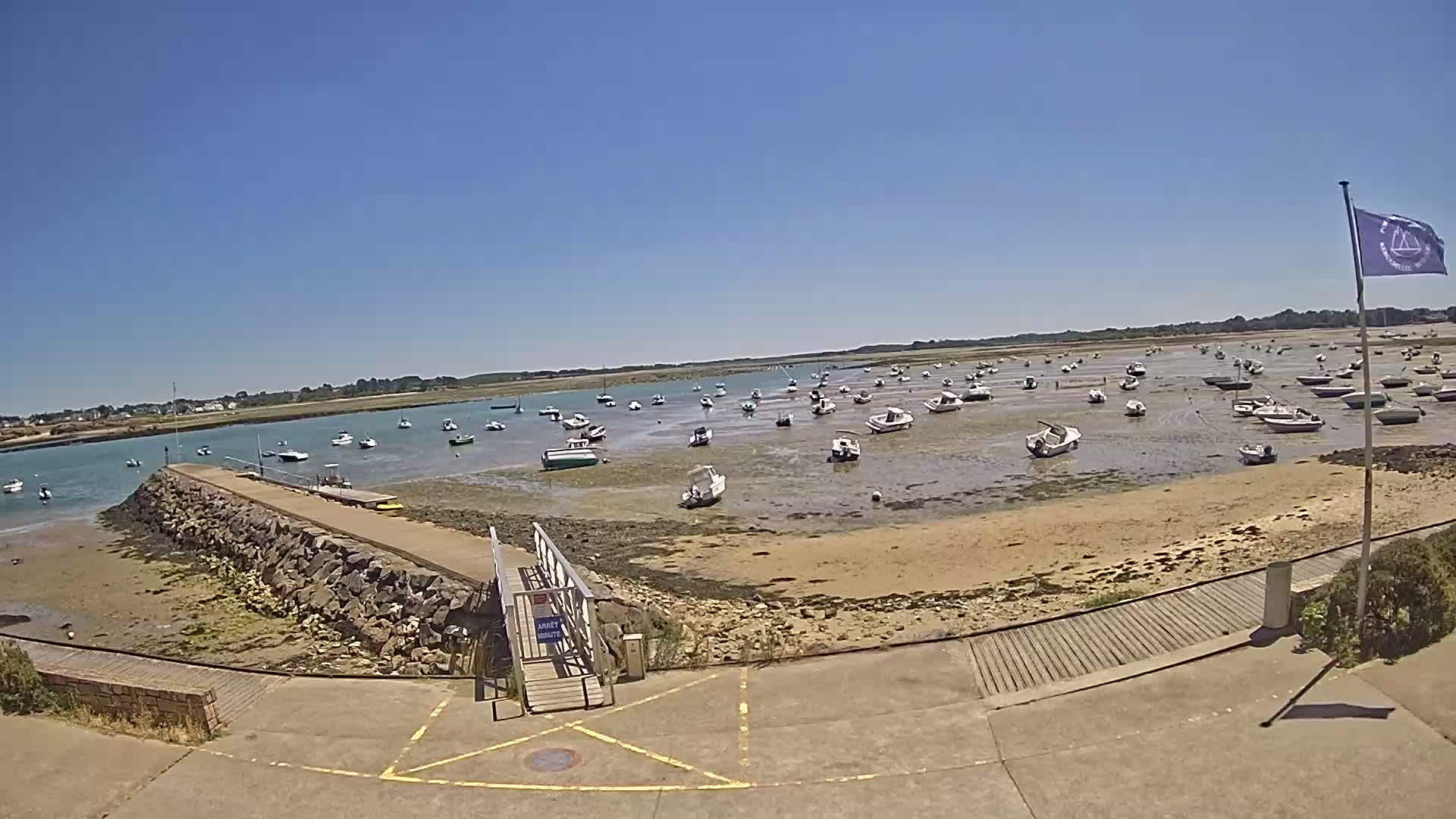 Mesquer, Merquel Coast Live Cam - Saint-Nazaire, Loire-Atlantique, Pays de la Loire, France