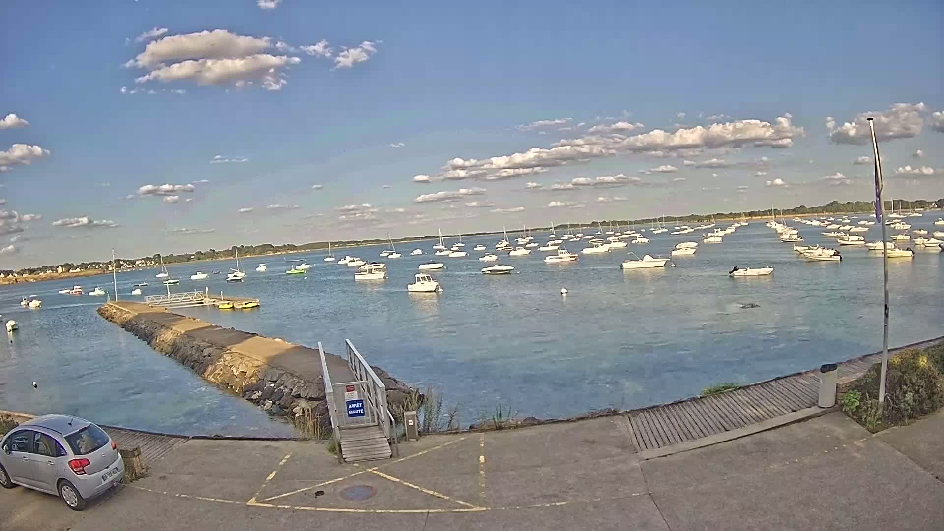 Mesquer, Merquel Coast Live Cam - Saint-Nazaire, Loire-Atlantique, Pays de la Loire, France