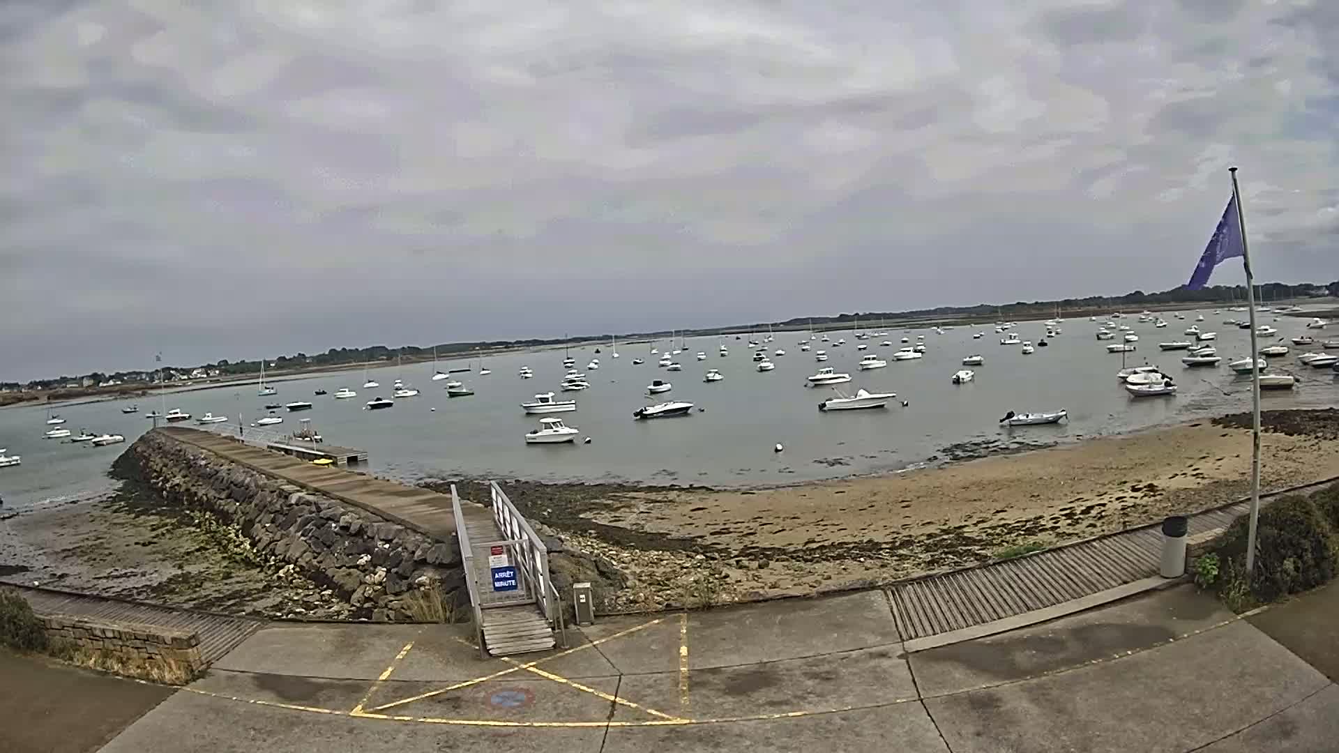 Mesquer, Merquel Coast Live Cam - Saint-Nazaire, Loire-Atlantique, Pays de la Loire, France