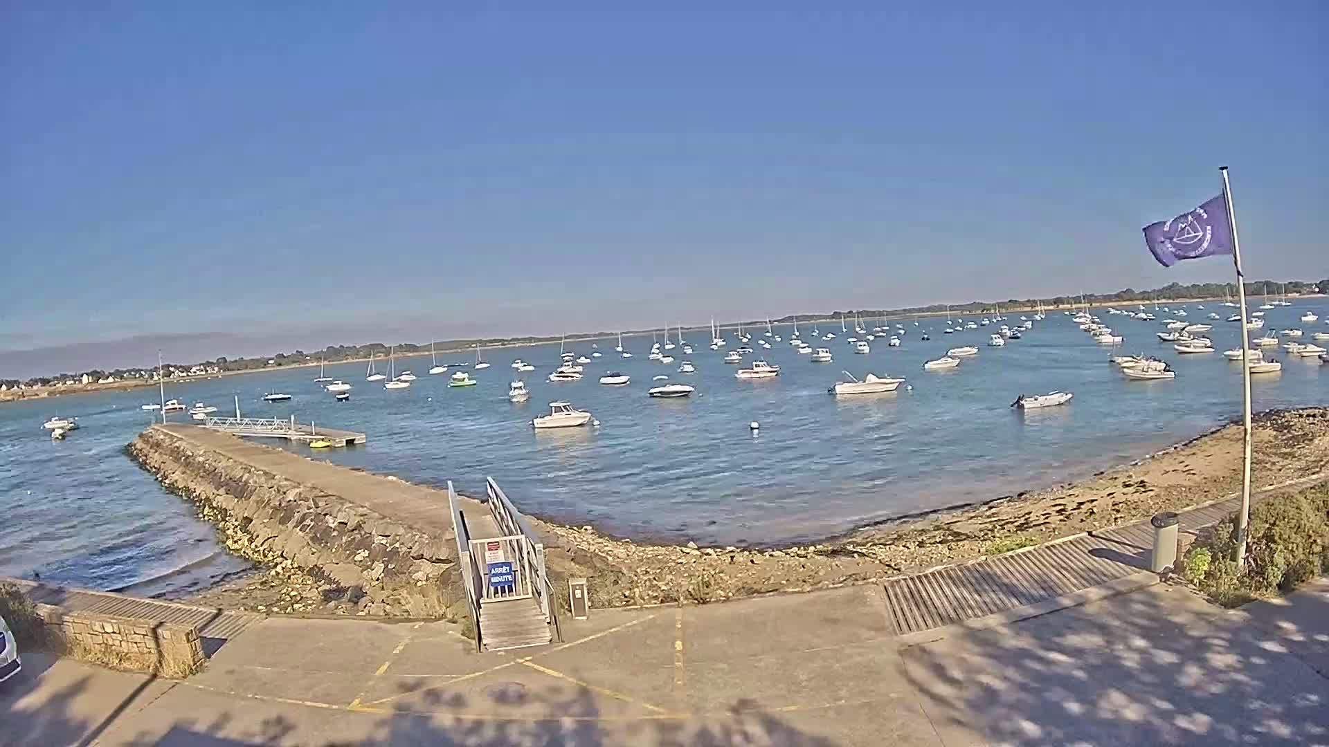 Mesquer, Merquel Coast Live Cam - Saint-Nazaire, Loire-Atlantique, Pays de la Loire, France