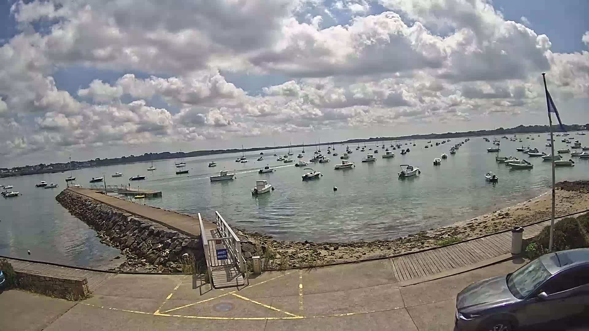 Mesquer, Merquel Coast Live Cam - Saint-Nazaire, Loire-Atlantique, Pays de la Loire, France