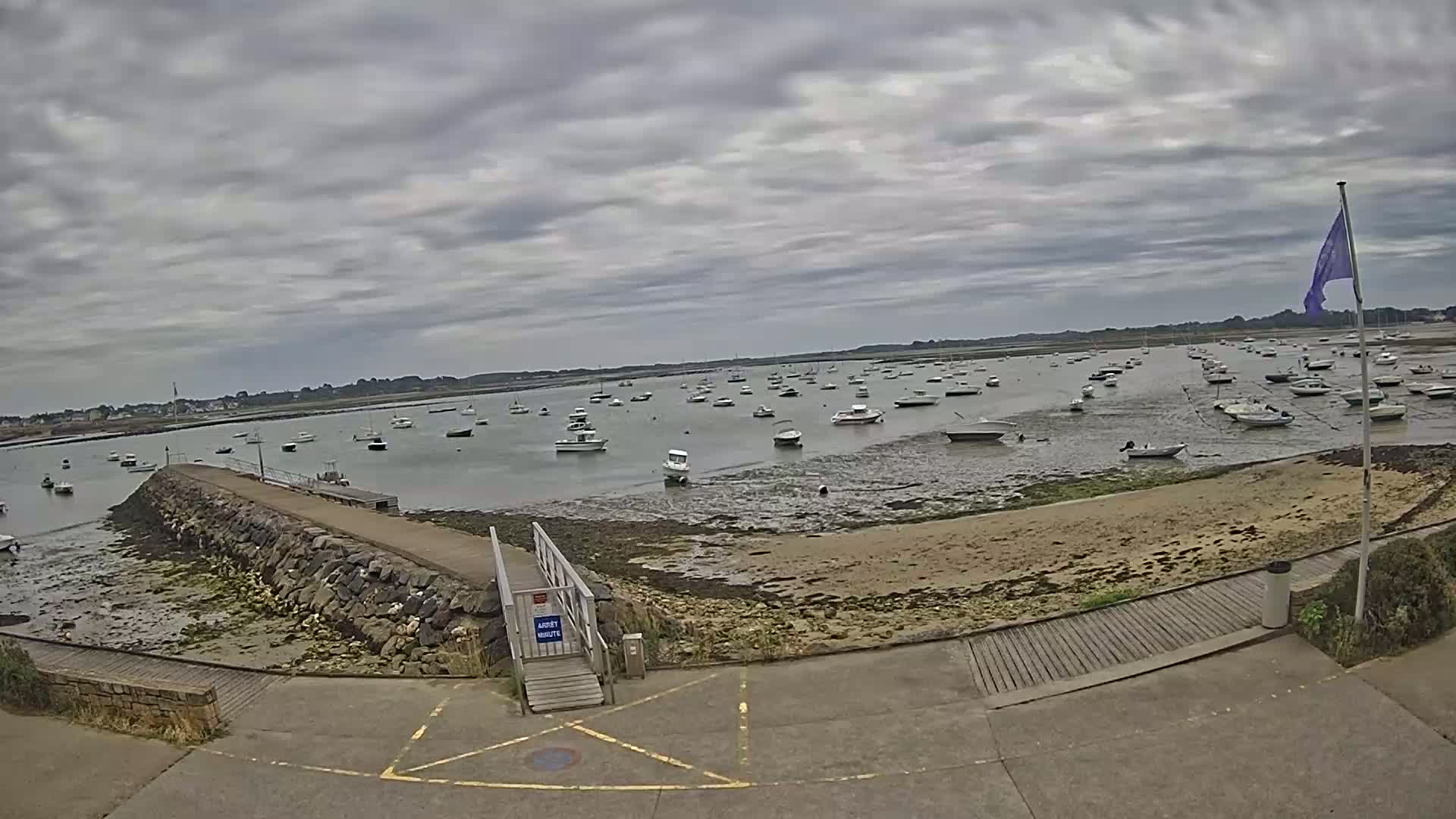 Mesquer, Merquel Coast Live Cam - Saint-Nazaire, Loire-Atlantique, Pays de la Loire, France