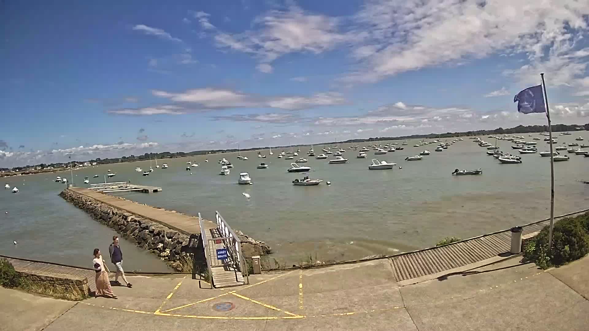 Mesquer, Merquel Coast Live Cam - Saint-Nazaire, Loire-Atlantique, Pays de la Loire, France