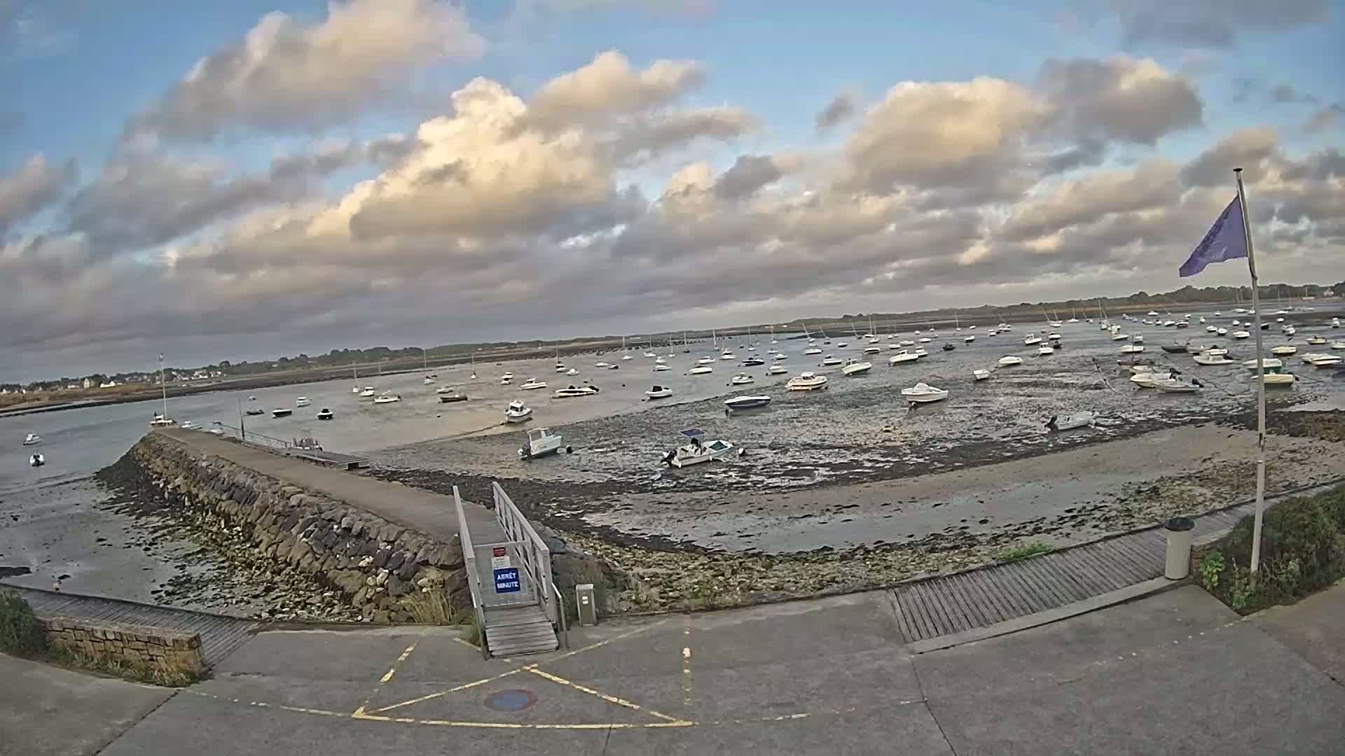 Mesquer, Merquel Coast Live Cam - Saint-Nazaire, Loire-Atlantique, Pays de la Loire, France