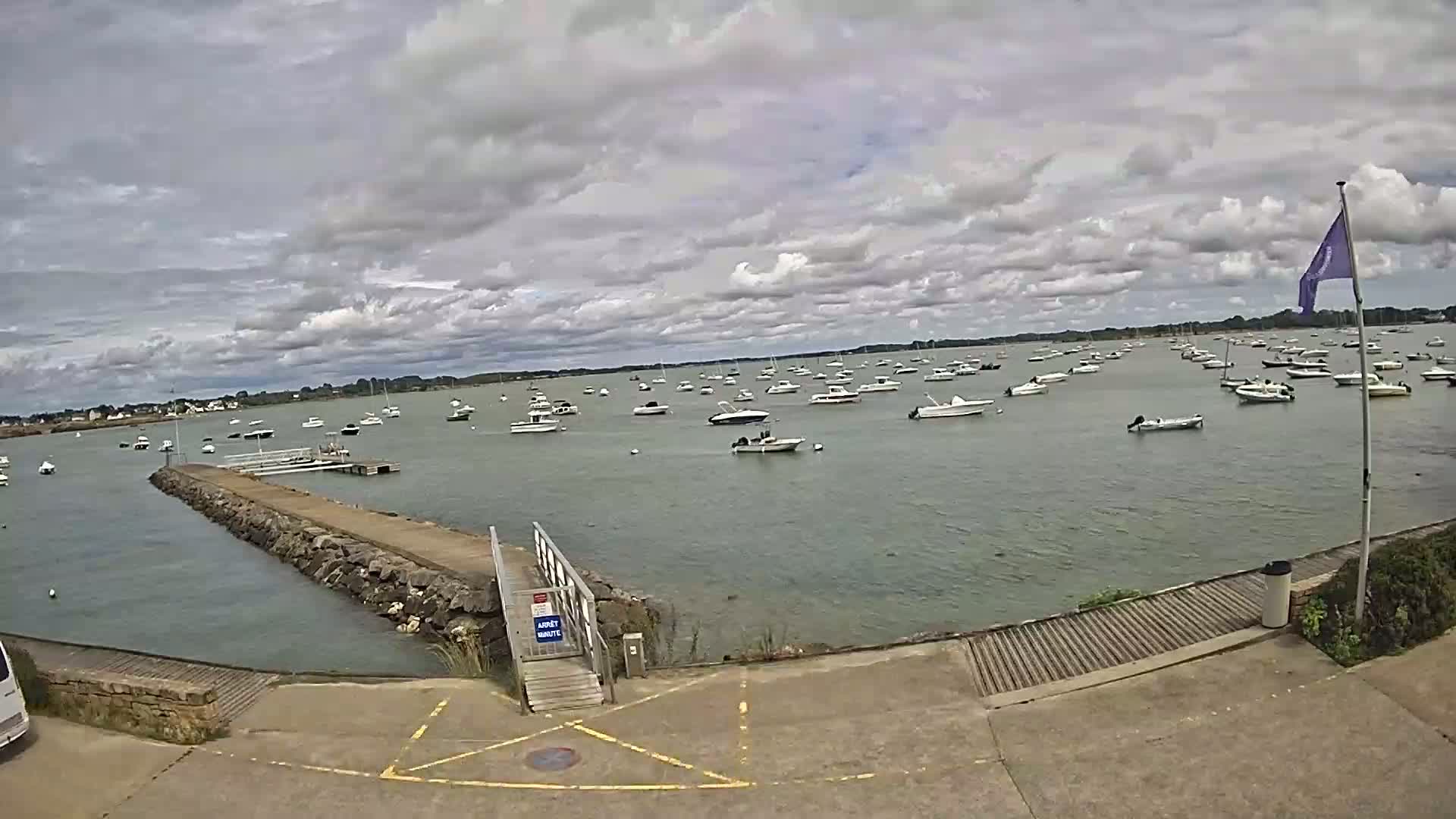 Mesquer, Merquel Coast Live Cam - Saint-Nazaire, Loire-Atlantique, Pays de la Loire, France